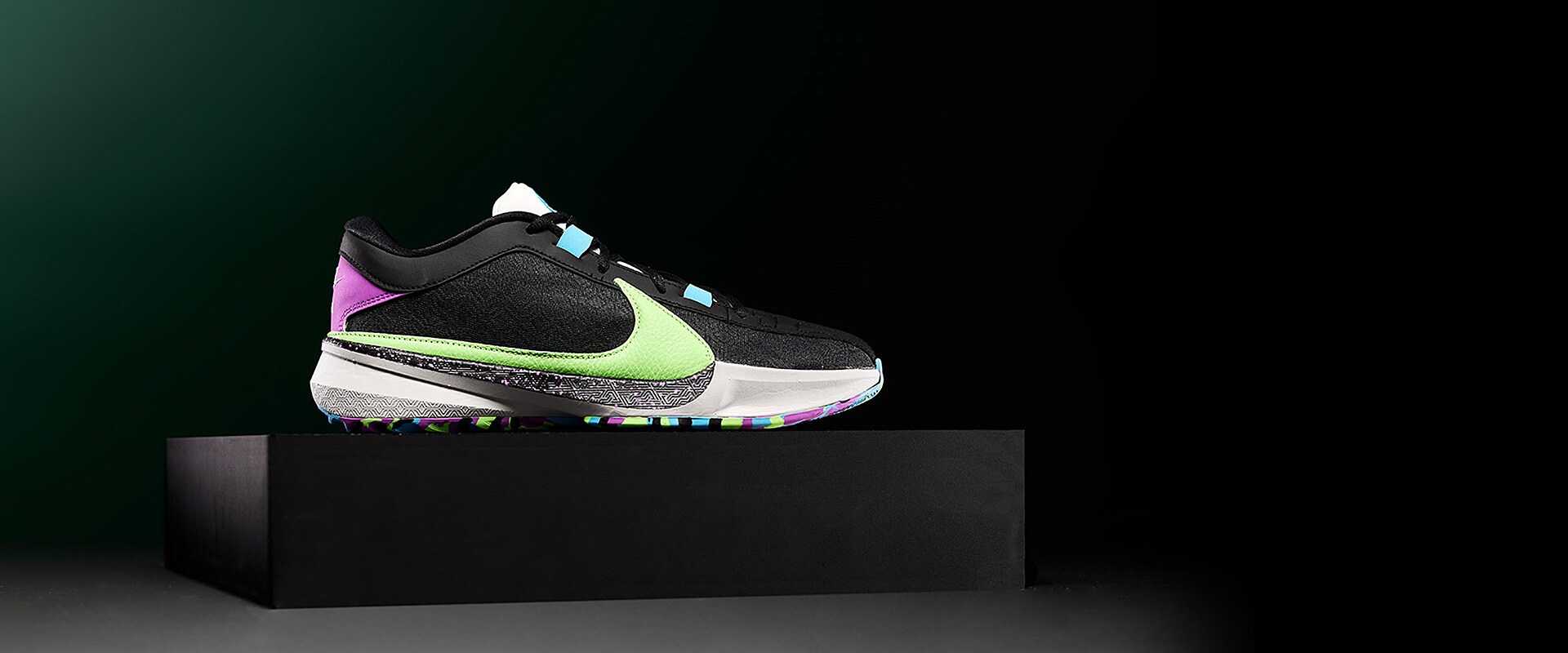 Nike Zoom Freak 5 - Black/Phantom/Fuchsia Dream/Baltic Blue - Mens