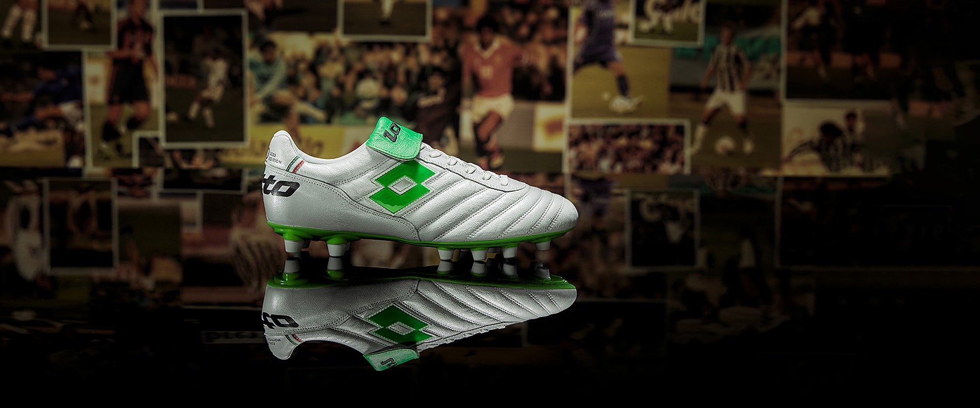Lotto Stadio OG Player Icon x 50 Years Edition White/Green