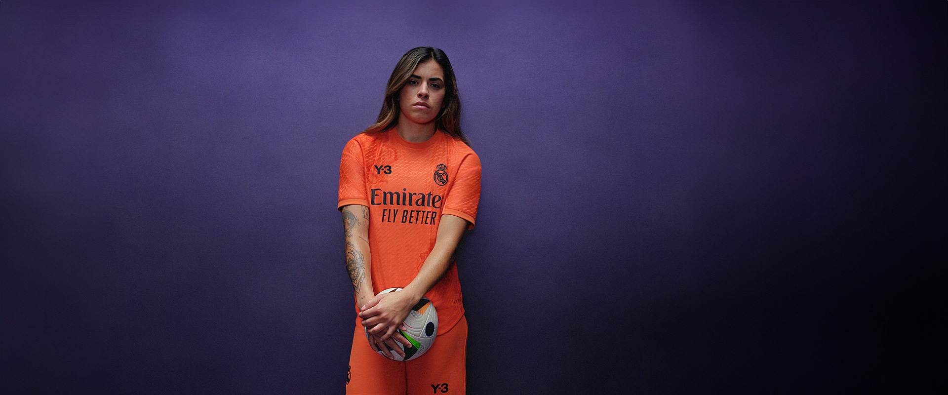 adidas Real Madrid x Y3 4th GK Shirt - Orange - Mens Replica