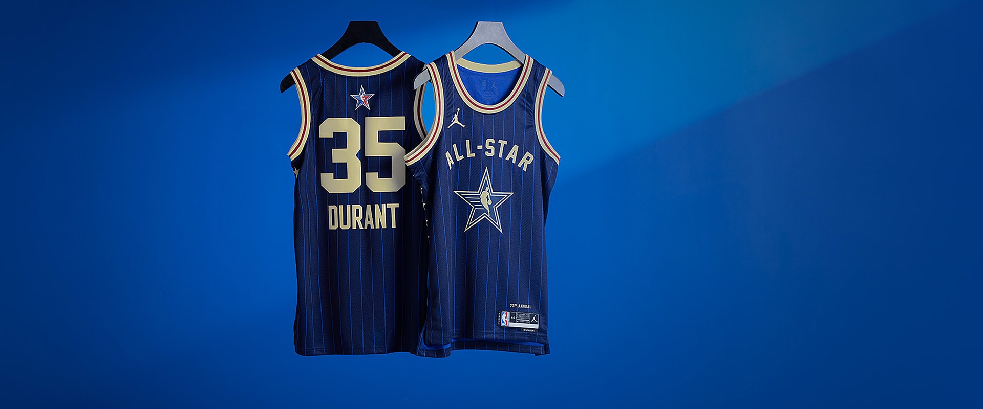 Nike NBA Kevin Durant Dri FIT All Star Weekend Swingman Jersey 2024 College Navy Tops Mens Replica Pro Direct Basketball