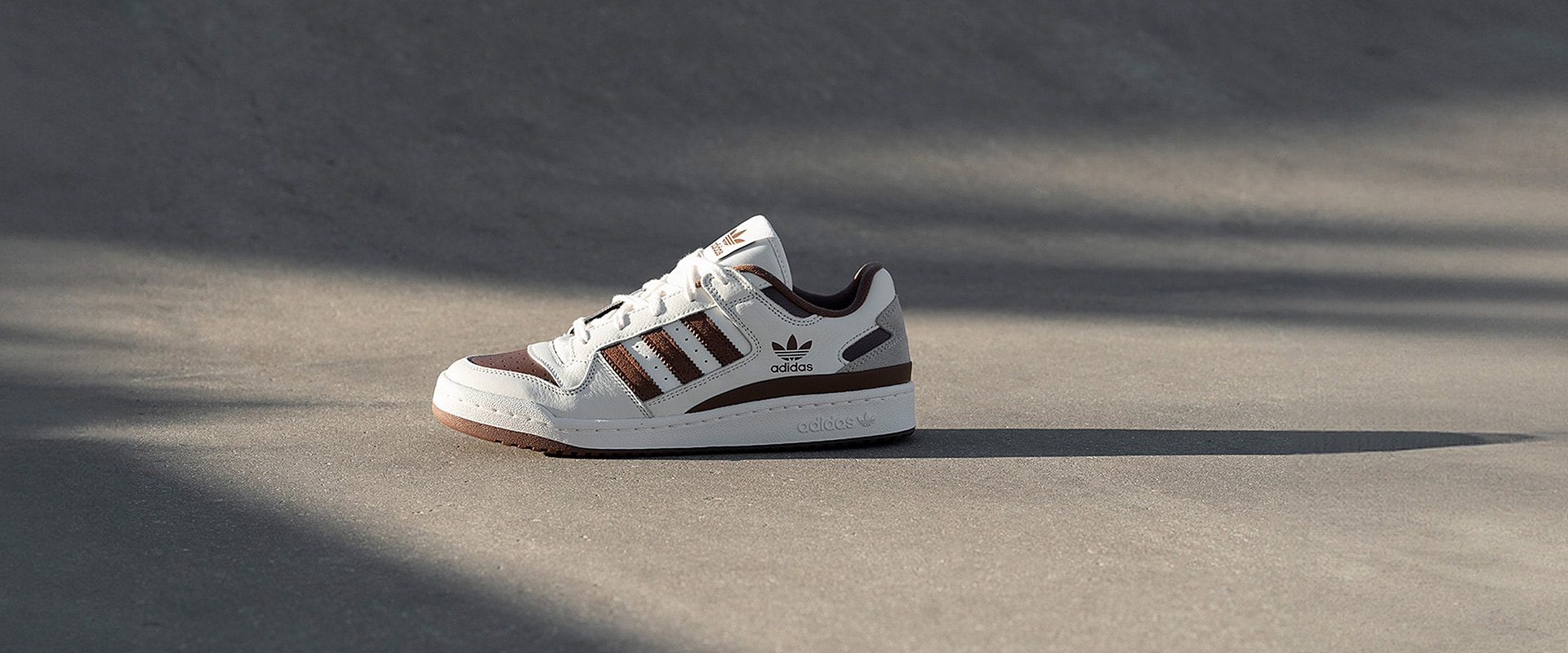 adidas forum 84 cream white brown
