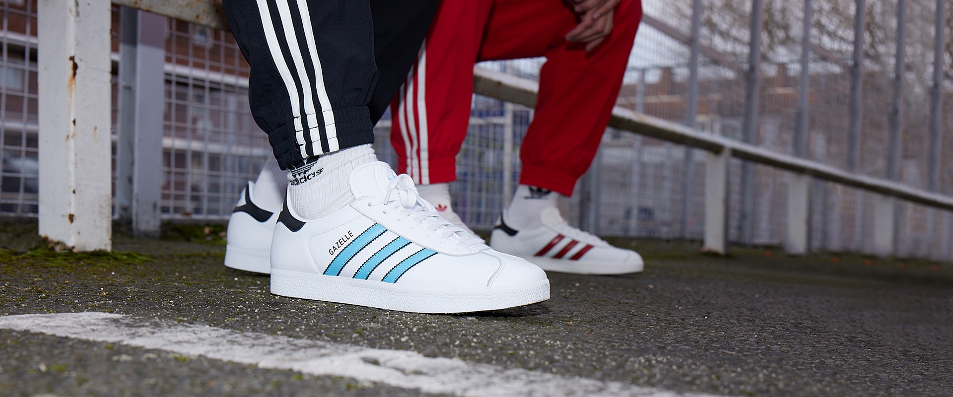 adidas Originals Gazelle Blanc Ftw/Semi Bleu Explosion/Indigo