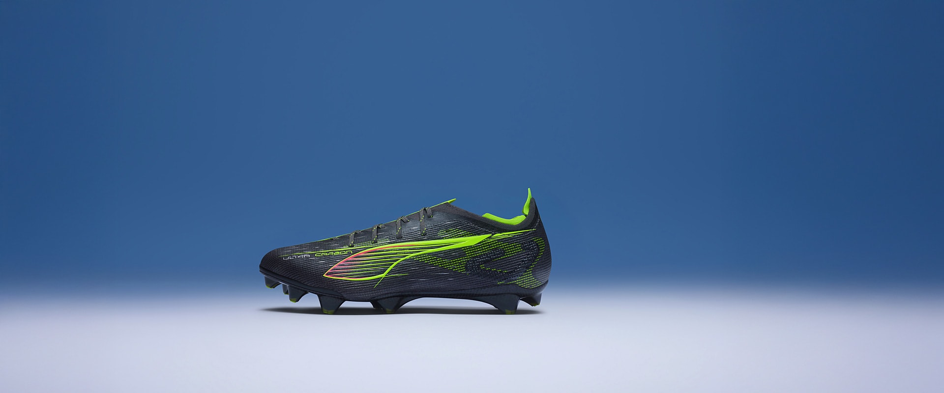 Puma Ultra Carbon Firm Ground Matte Aged Silver/Yellow Alert