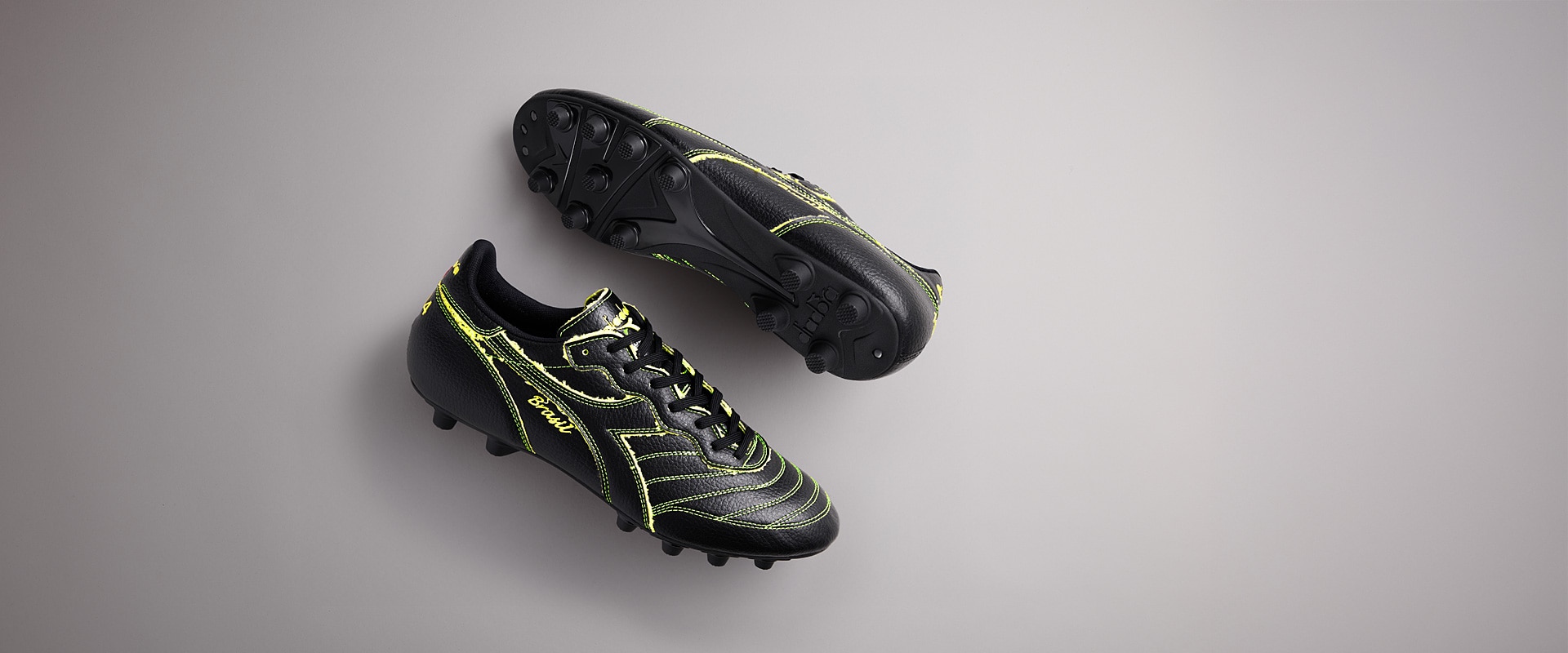 Diadora Brasil Made In Italy x Next 40 Firm Ground - Black - Adult