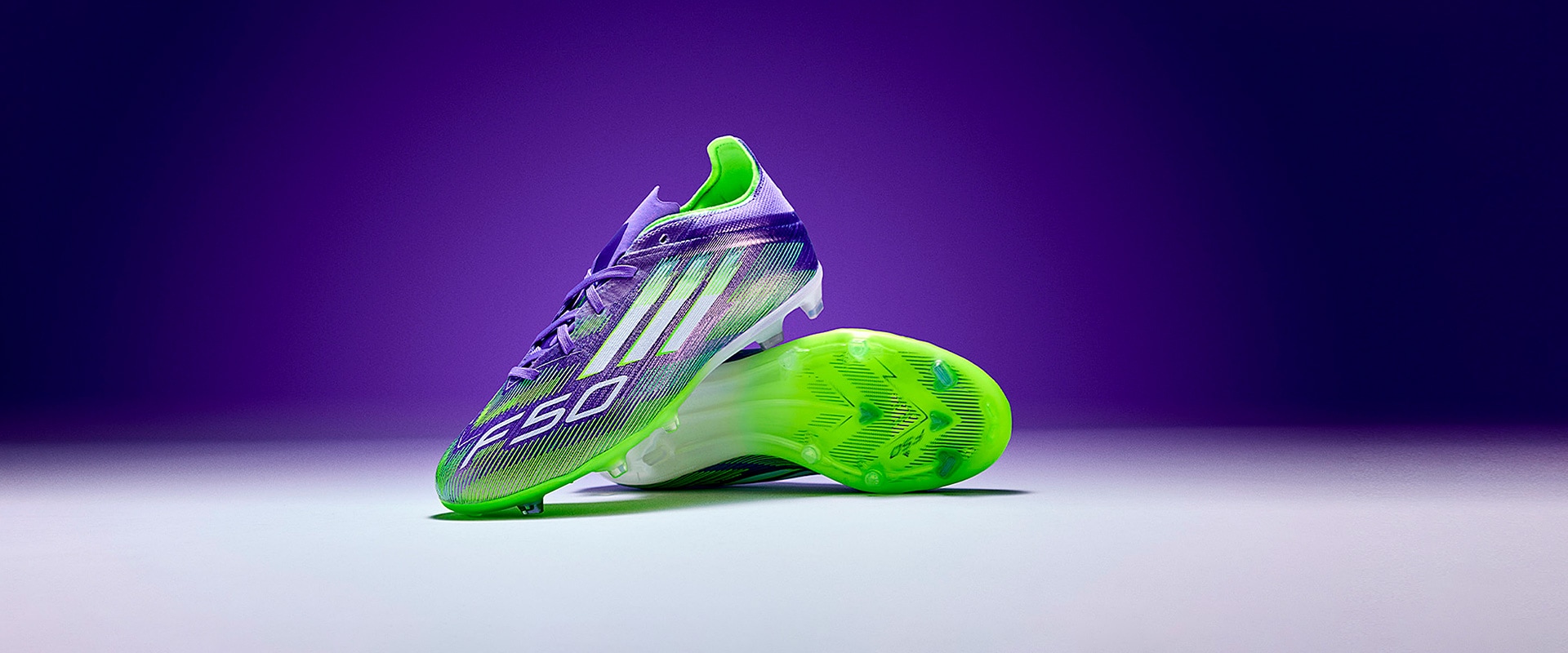 adidas Kids F50 Elite Firm Ground - Purple Rush/Ftwr White/Lucid