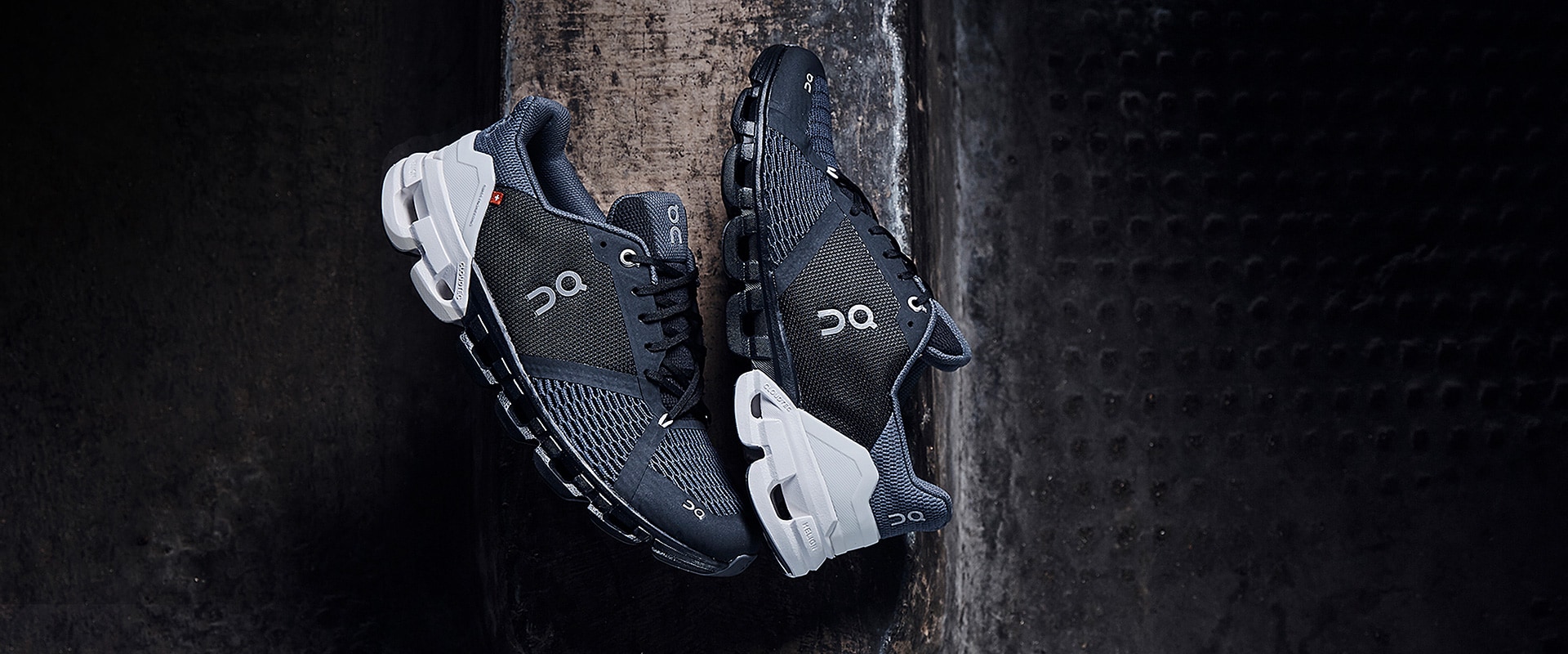 On Cloudflyer Black/White Mens Shoes Pro:Direct Running - Main Image