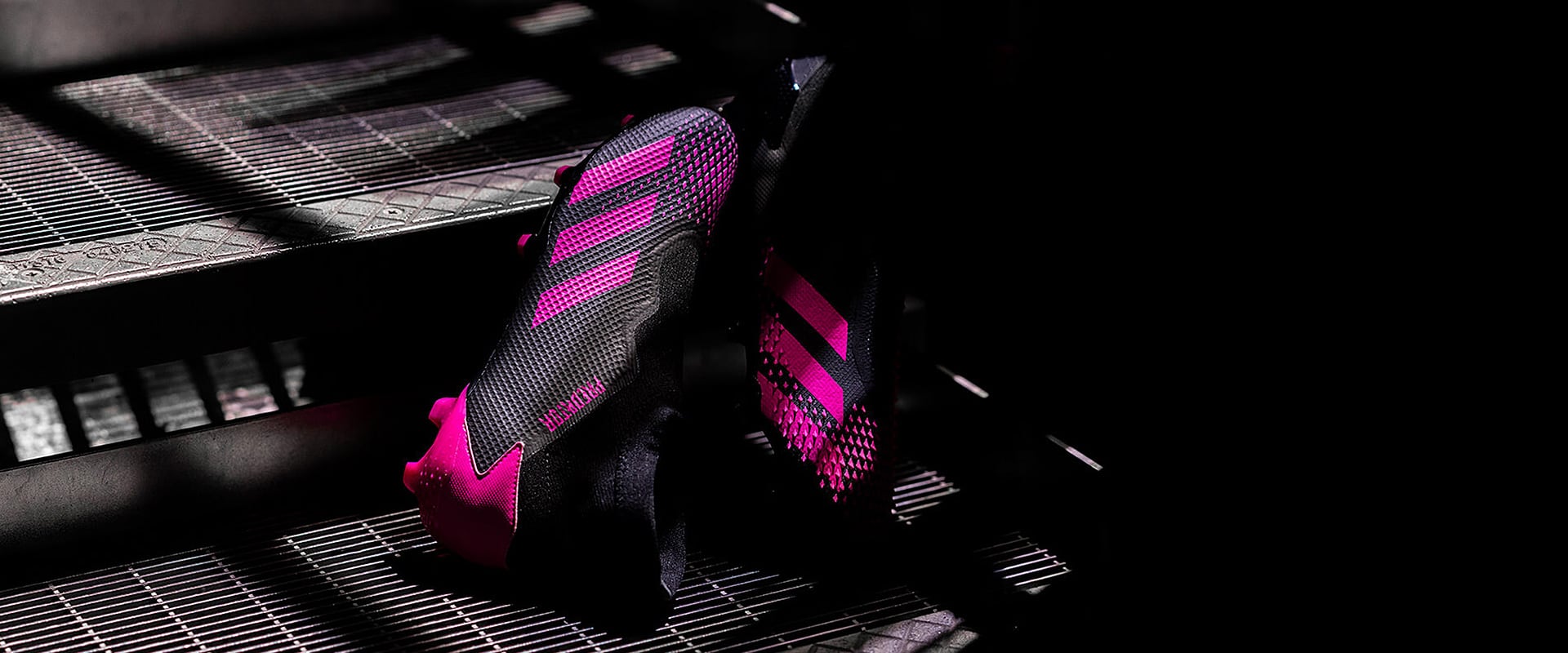 adidas Predator 20.3 Laceless FG - Core Black/Pink - Firm Ground