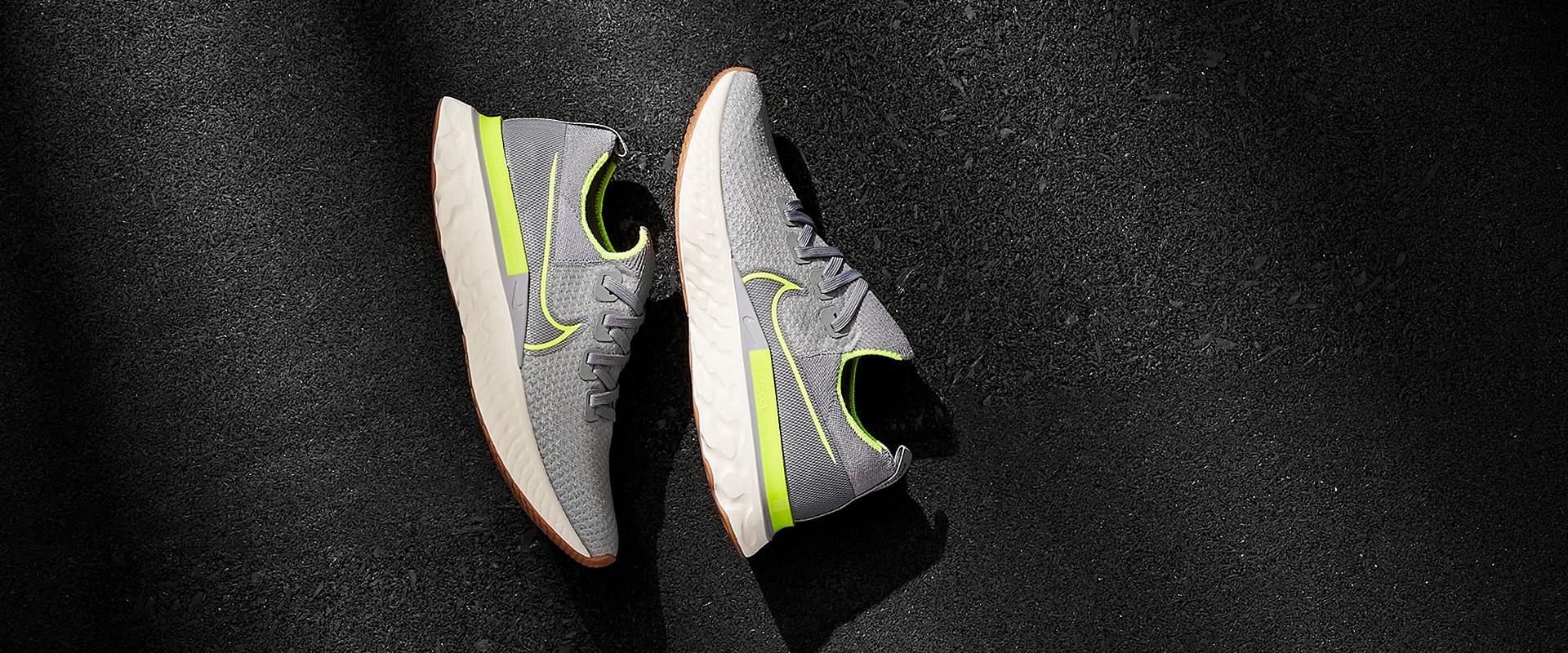 Nike React Infinity Run Flyknit - Particle Grey/Volt-Wolf Grey