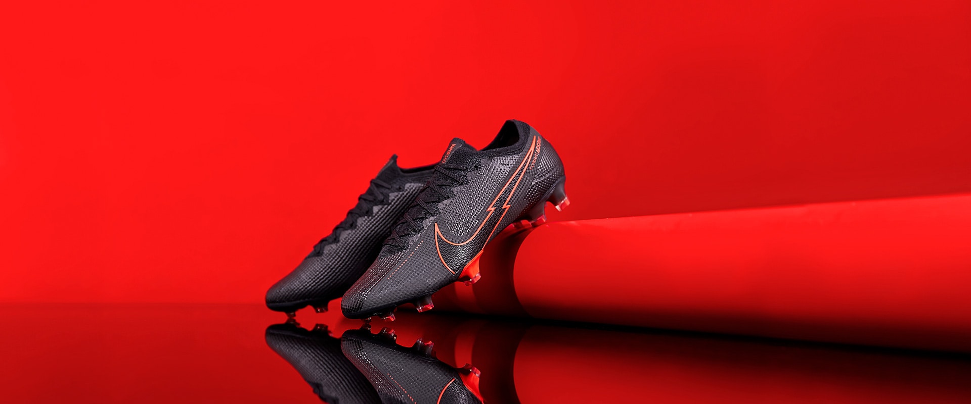 Nike Mercurial Vapor 13 Elite FG - Black-Red