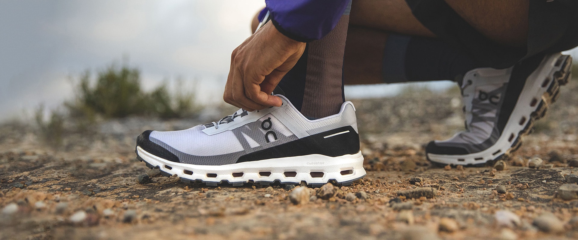 On Cloudvista Glacier/Black Mens Shoes ProDirect Running On Cloudvista Glacier/Black Mens Shoes ProDirect Running