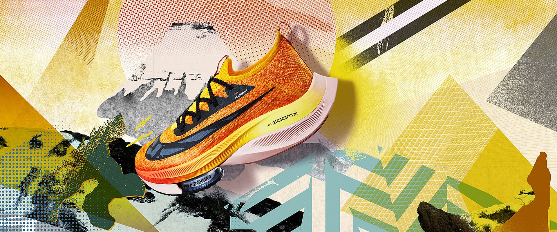 Nike Air Zoom Alphafly Next Percent Flyknit - Amarillo/Black