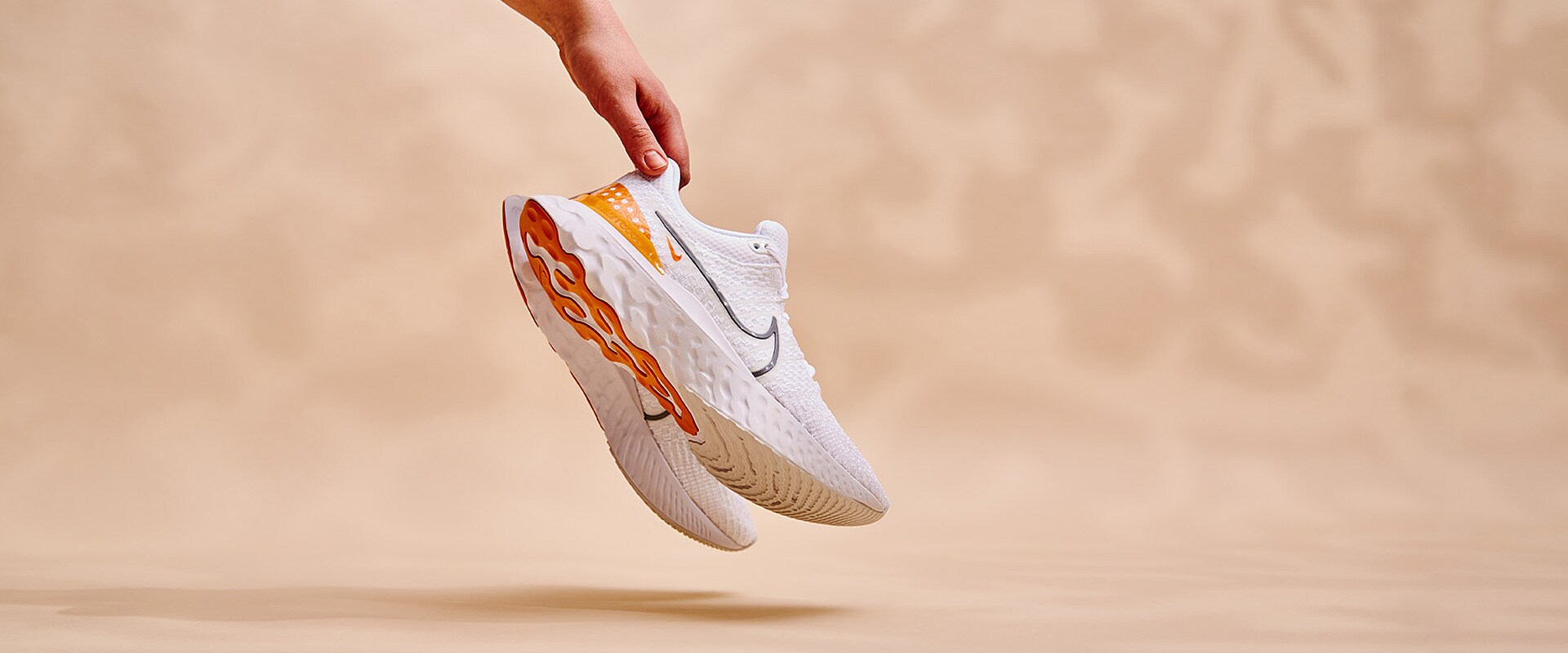 Nike React Infinity Run Flyknit 3 - White/Particle Grey
