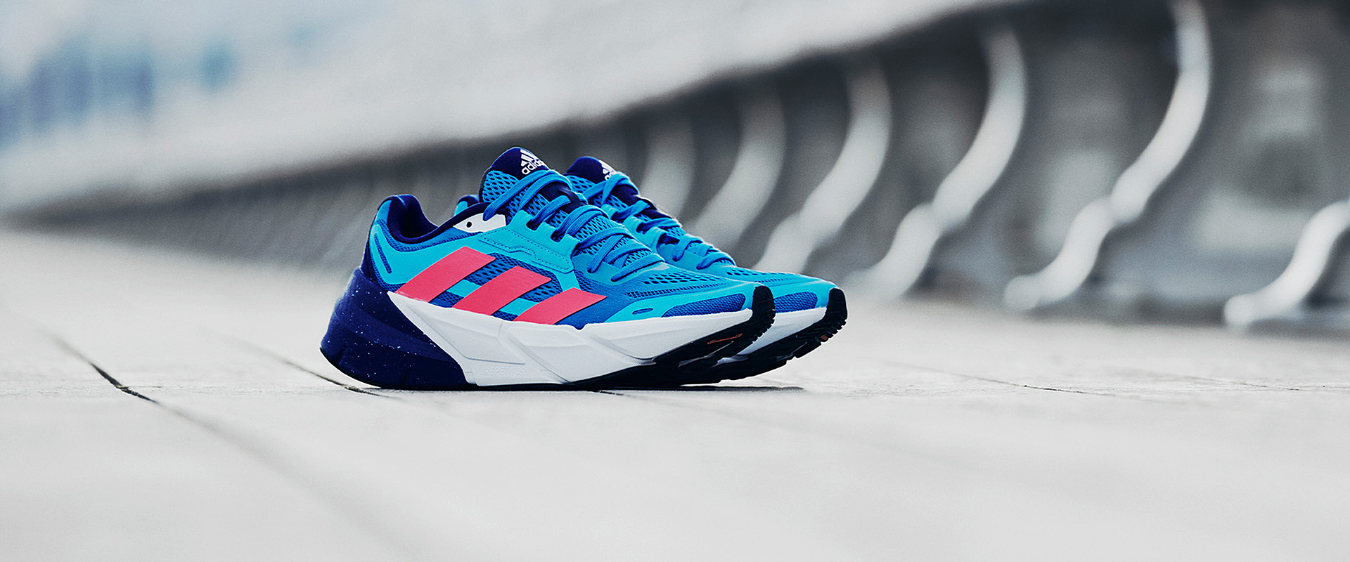 MEN\'S Adidas Adistar Blue Rush Turbo Running Shoes GX3000 Size 7 Купить Adidas Adistar Blue Rush Turbo Running Shoes GX3000  main image 2