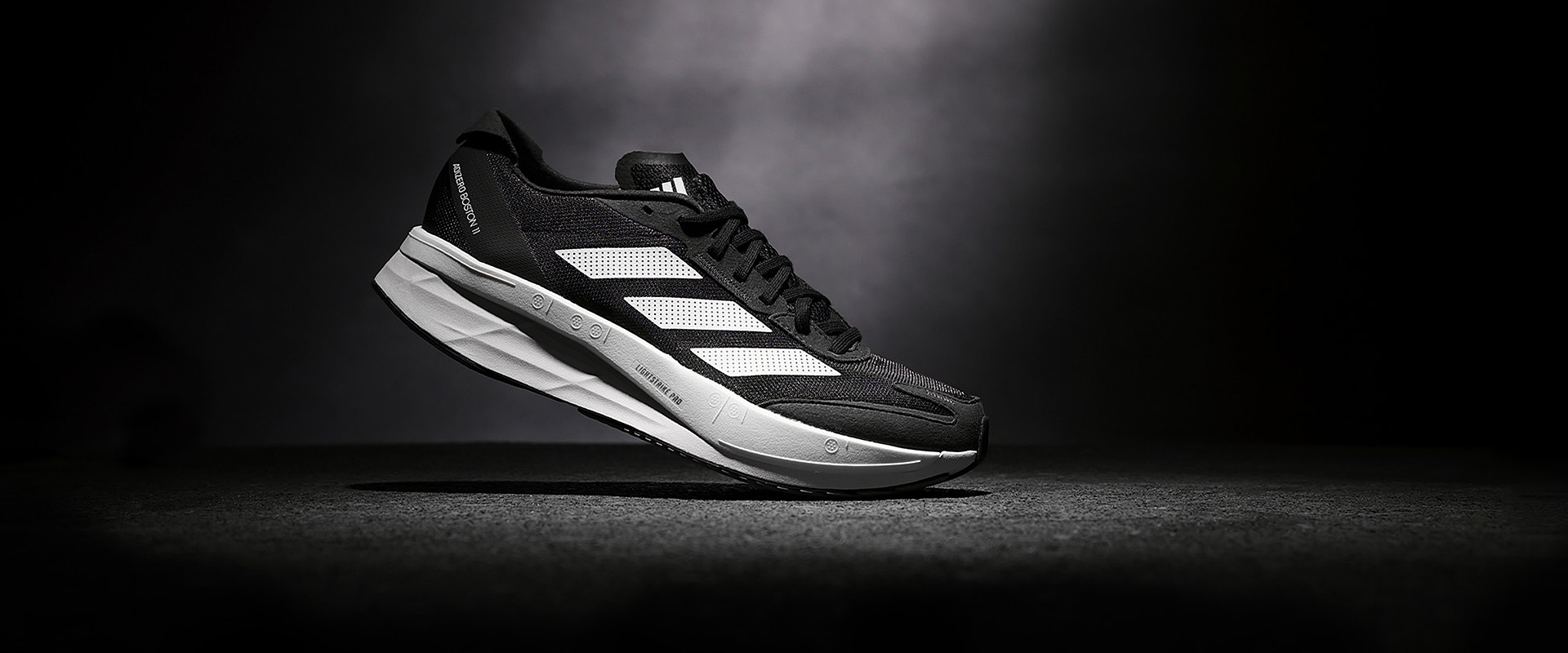 adidas adizero Boston 11 - Core Black/Ftwr White/Carbon  display picture 1