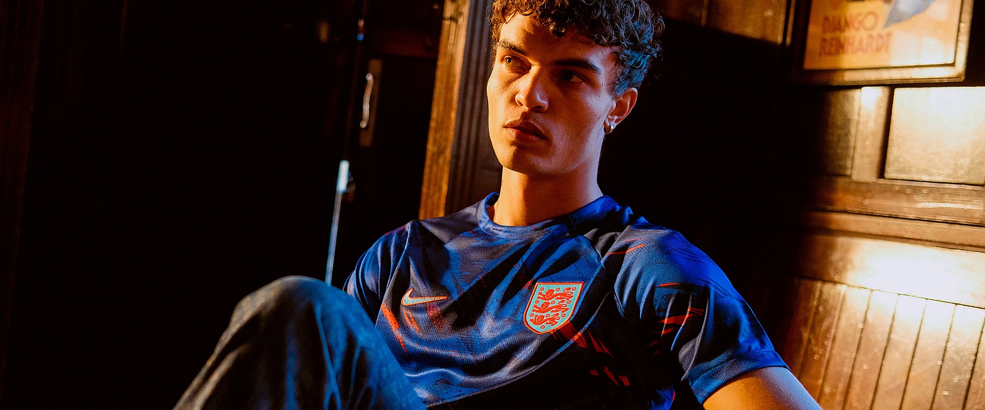 Nike England 2023 Dri-Fit SS Pre Match Top