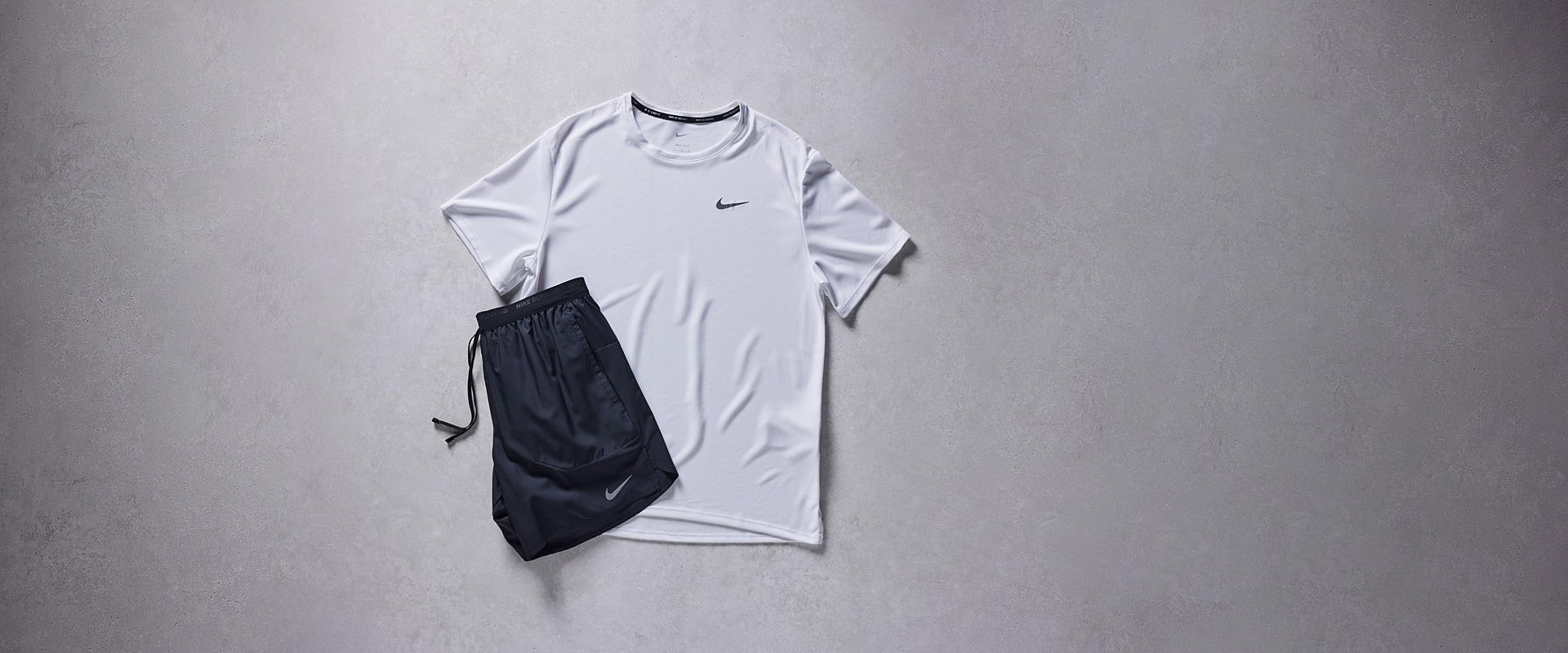 nike dri fit miler t shirt white