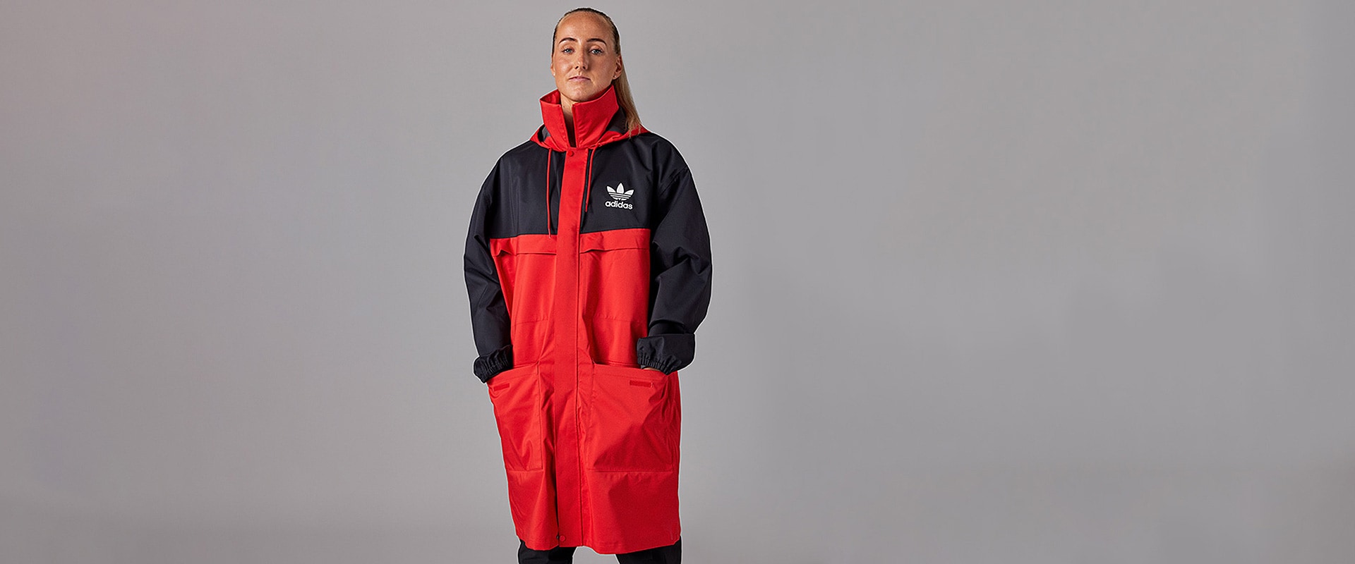 Manchester United Adidas Long Bench Down Jacket Men's Adidas