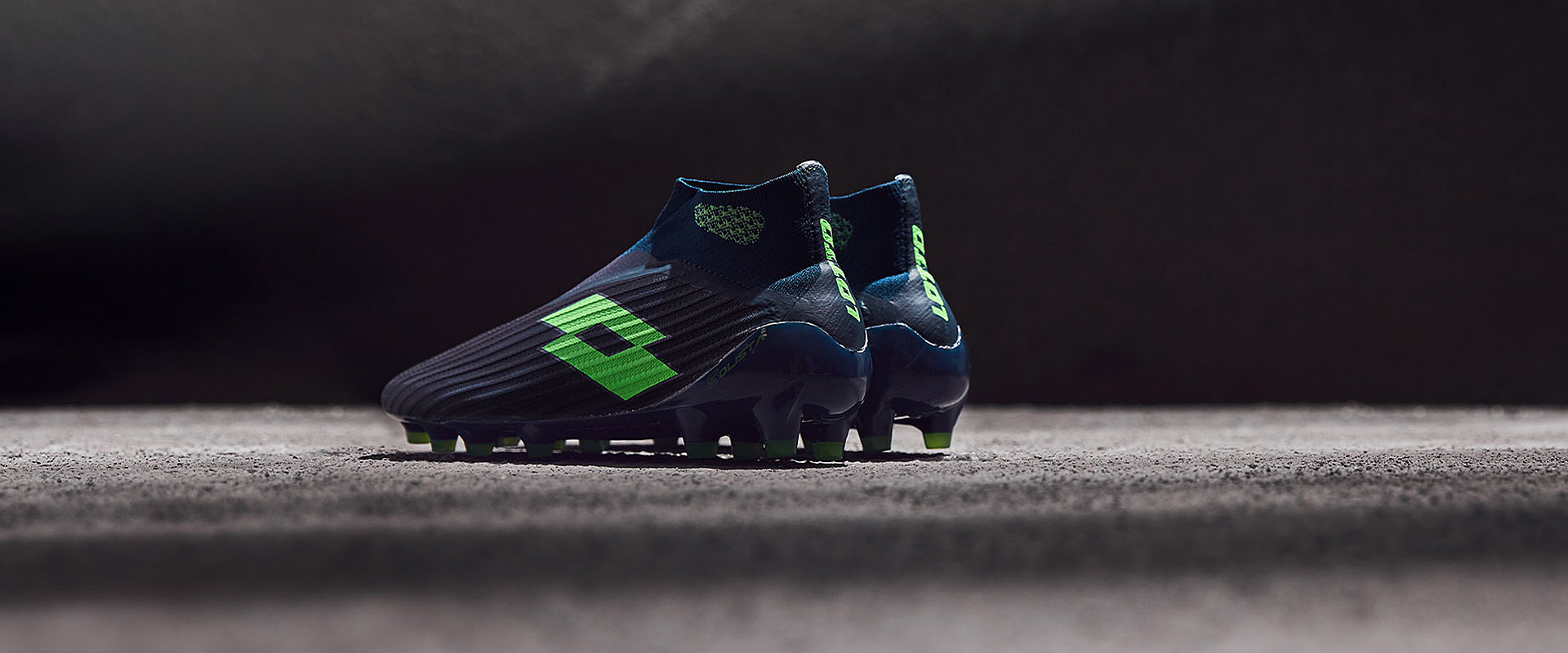 Lotto - Chaussures de football SOLISTA 700 VII FG - BLUE /BLC