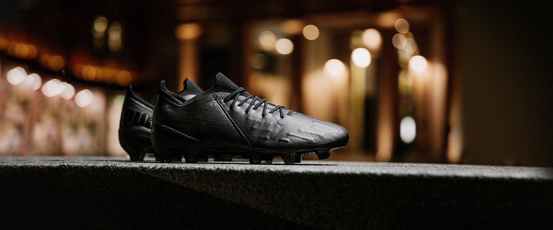 Puma Ultra 1.1 Leather FG/AG - Black/White/Asphalt - Firm