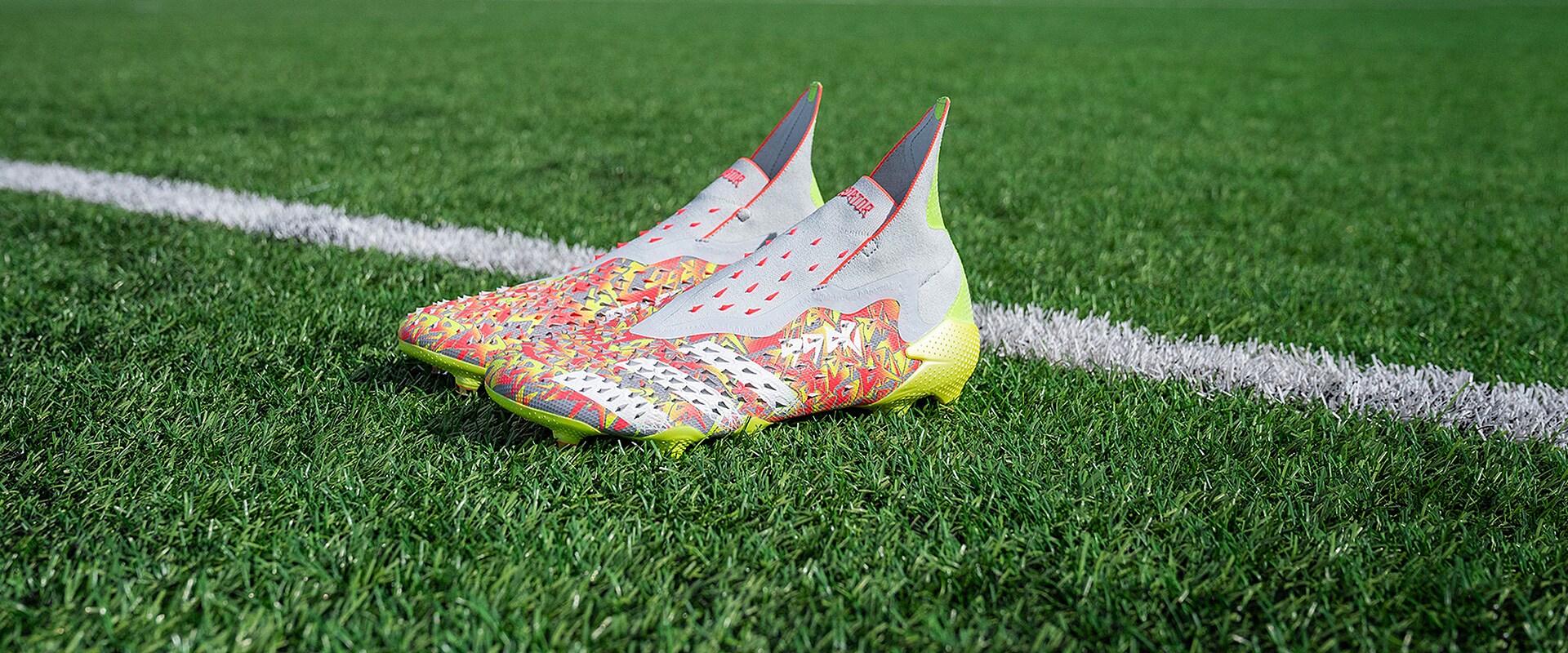 adidas Predator Freak+ FG - Bright Yellow/Silver Metallic