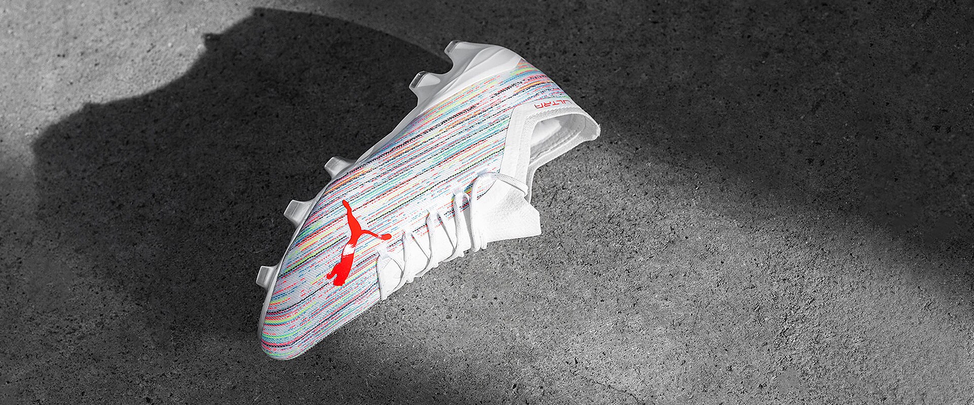 Puma Ultra 1.2 FG/AG - White/Red Blast/Silver - Firm Ground