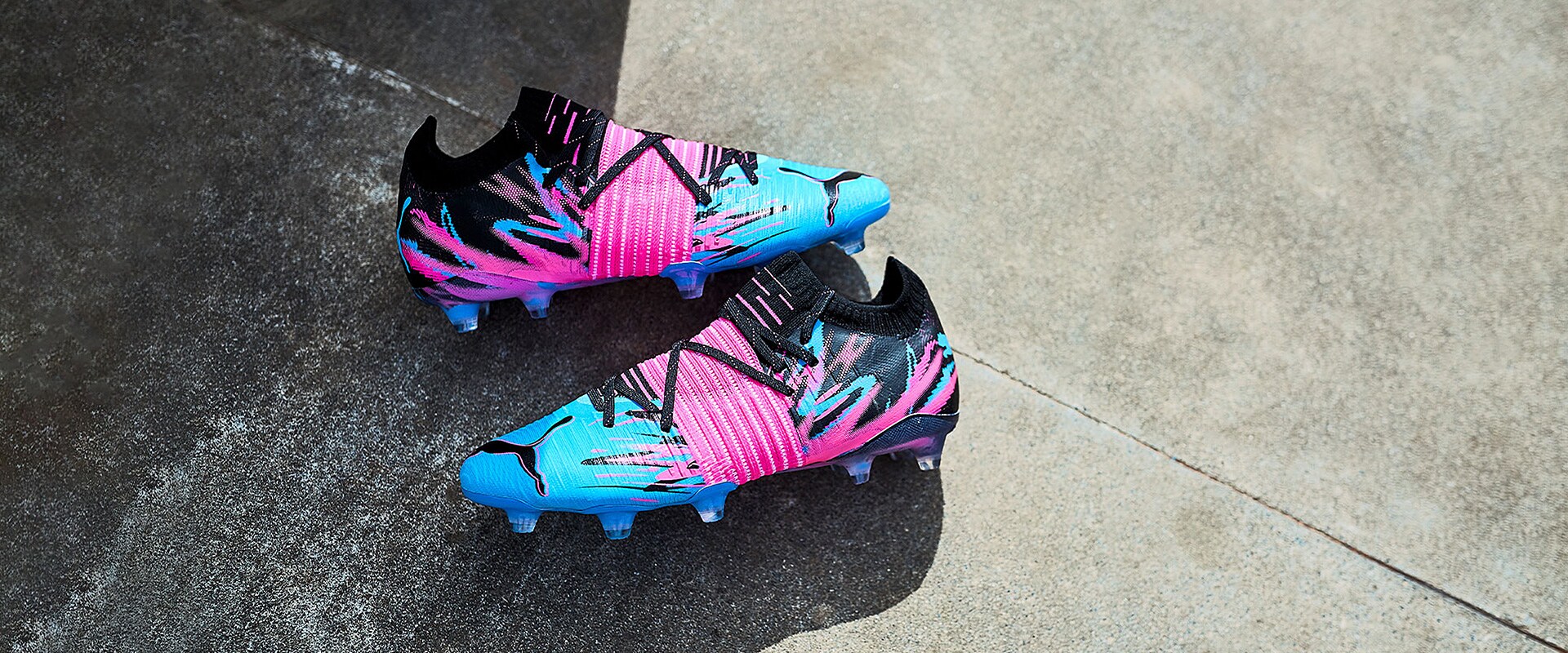 Puma Future Z 1 1 Creativity Fg Ag Black Luminous Blue Luminous Pink White Firm Ground Mens Boots