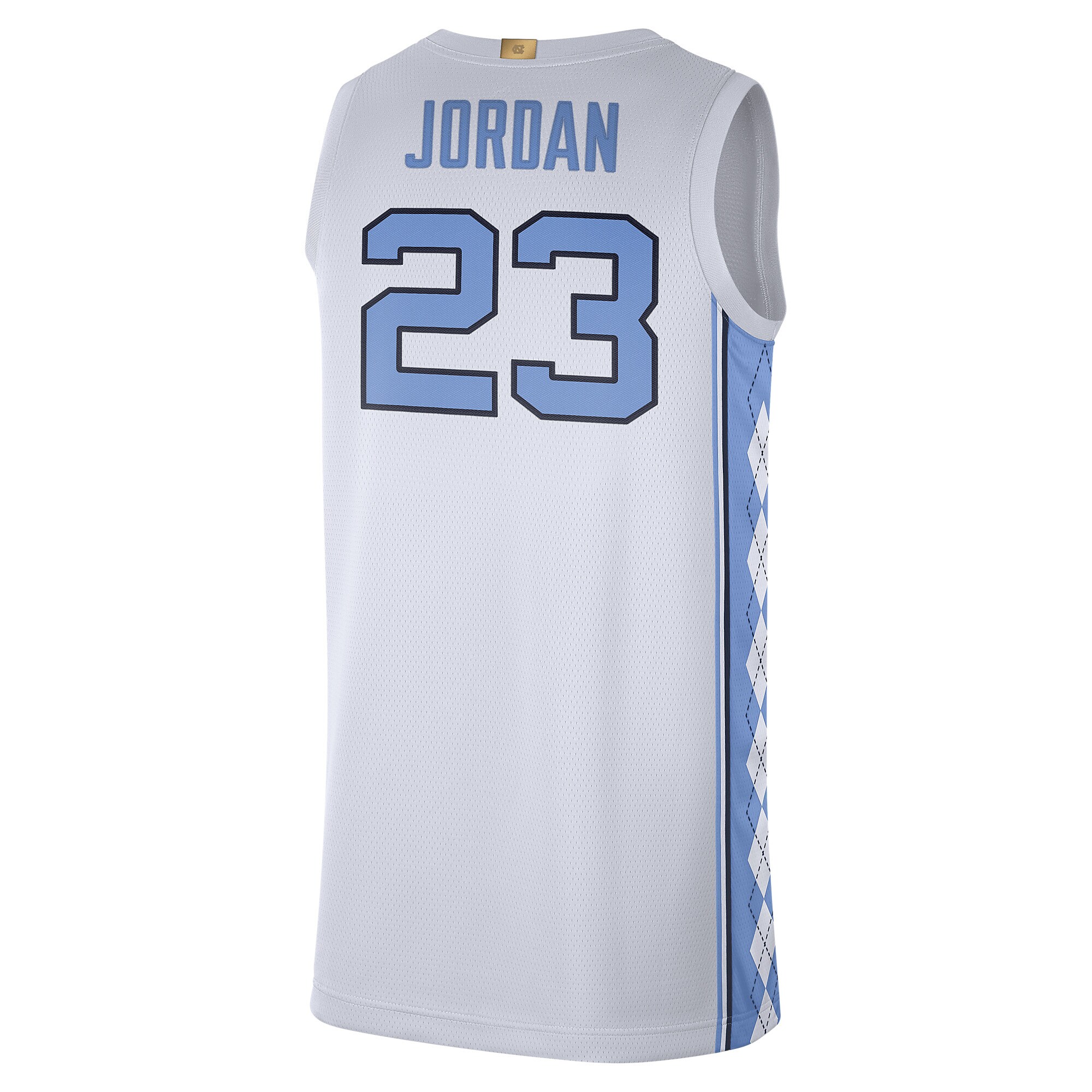 Nike NCAA Michael Jordan University of North Carolina Limited Jersey White Valor Blue Mens Replica Pro Direct Basketball