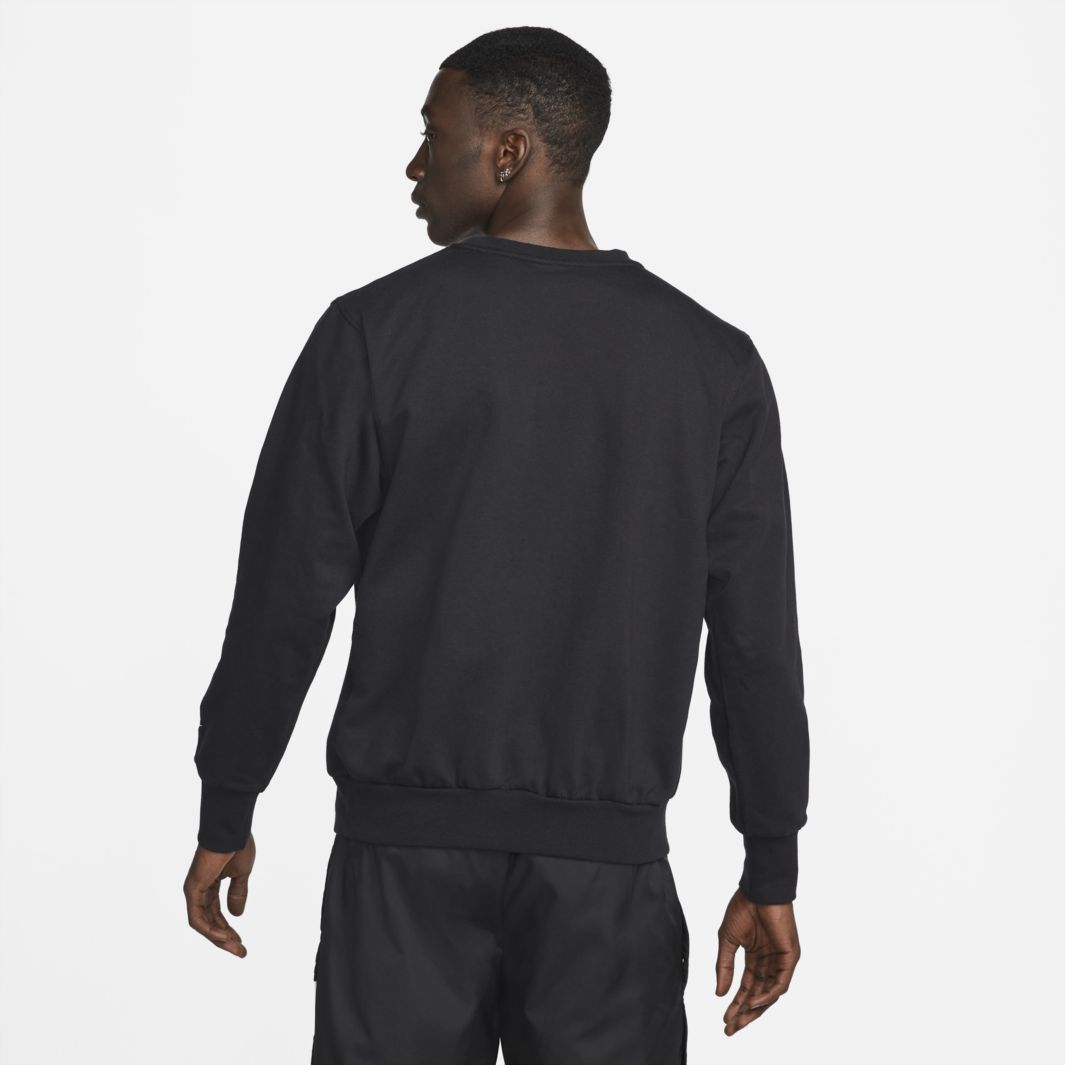 Nike Standard Issue Basketball Crew Sweatshirt Black/Pale Ivory