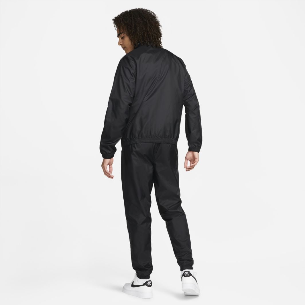 Nike Sportswear Club Lined Woven Tracksuit Black White Tracksuits Mens Clothing