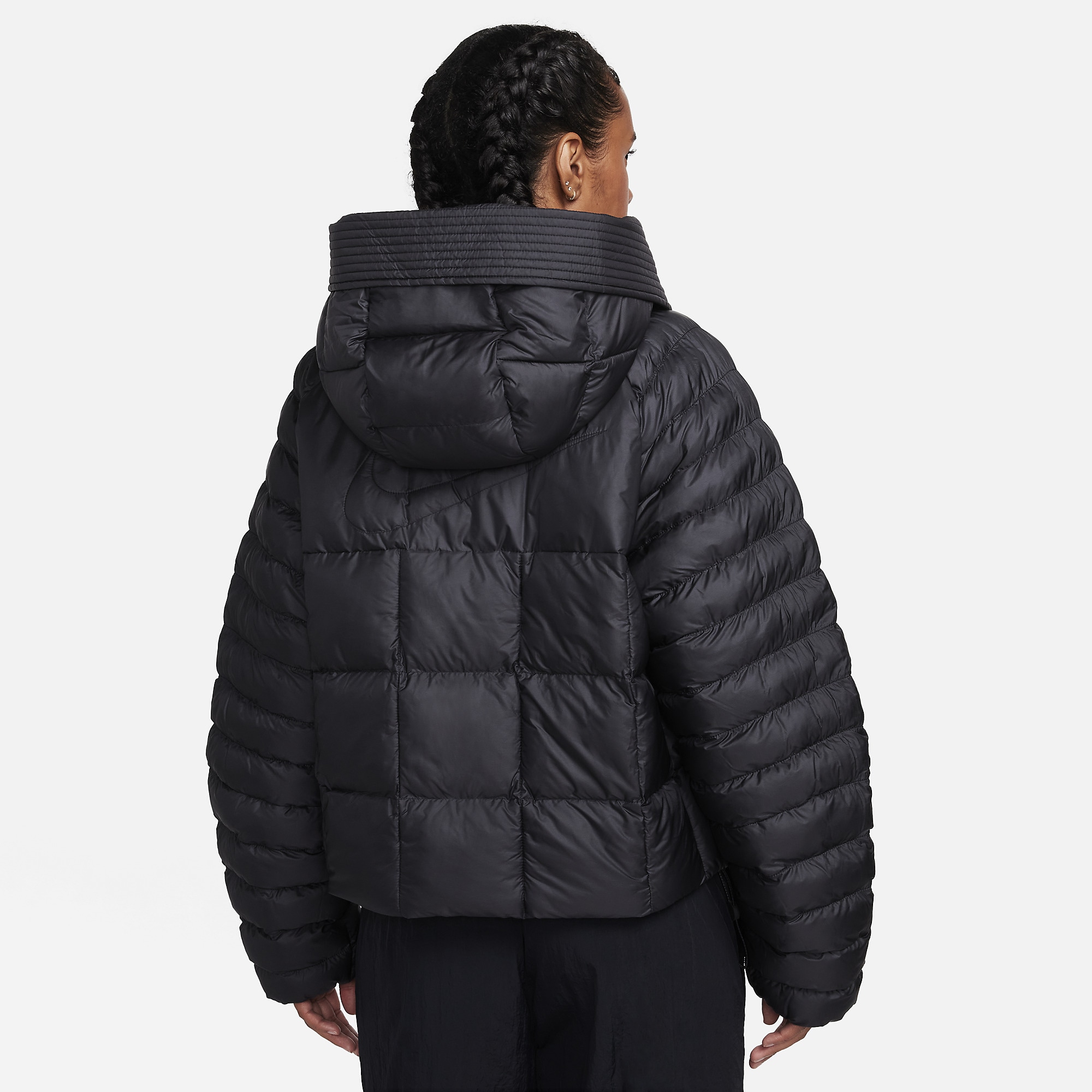 Giacca Nike Sportswear Donna Essential Prima Puffer Nero/Bianco