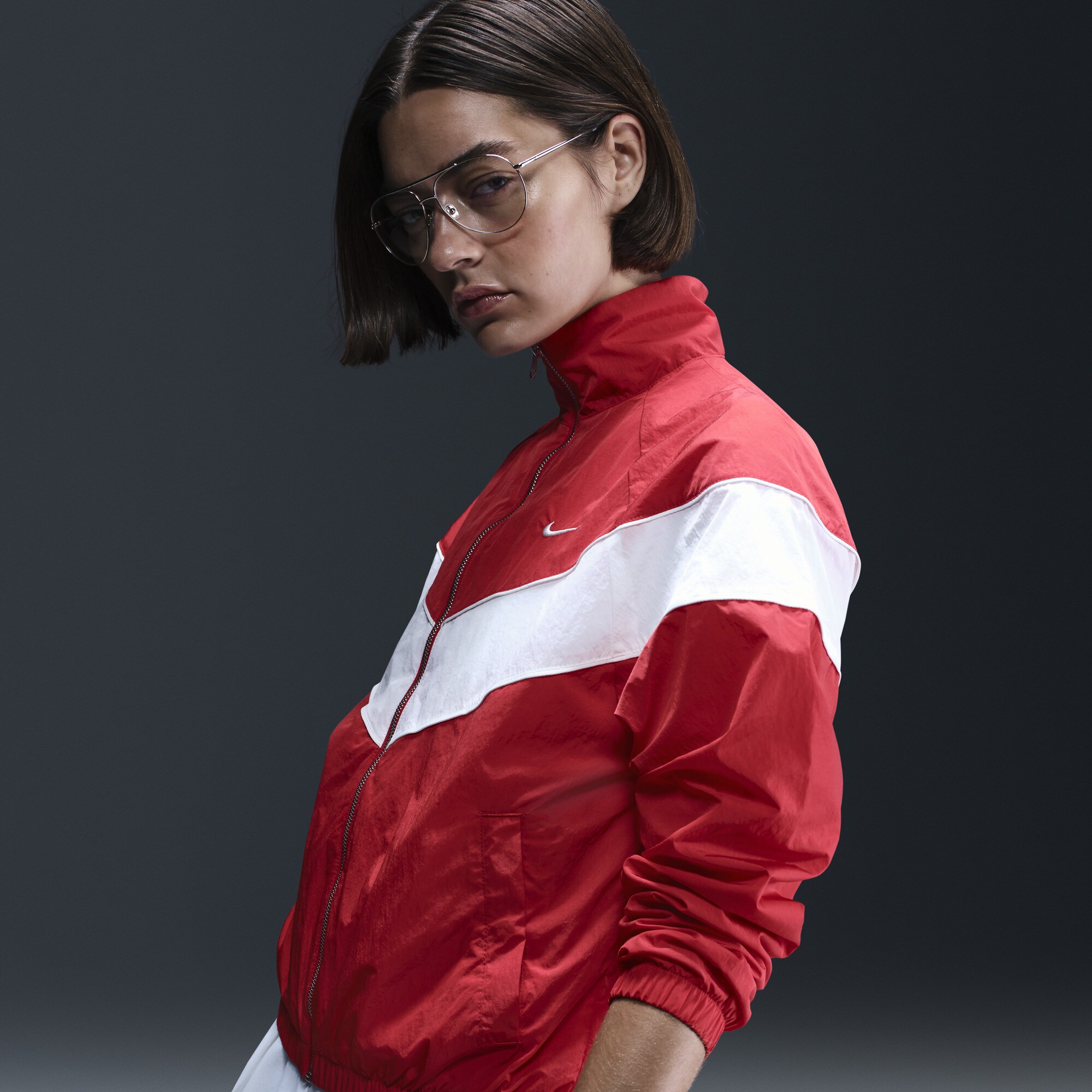 red nike womens jacket