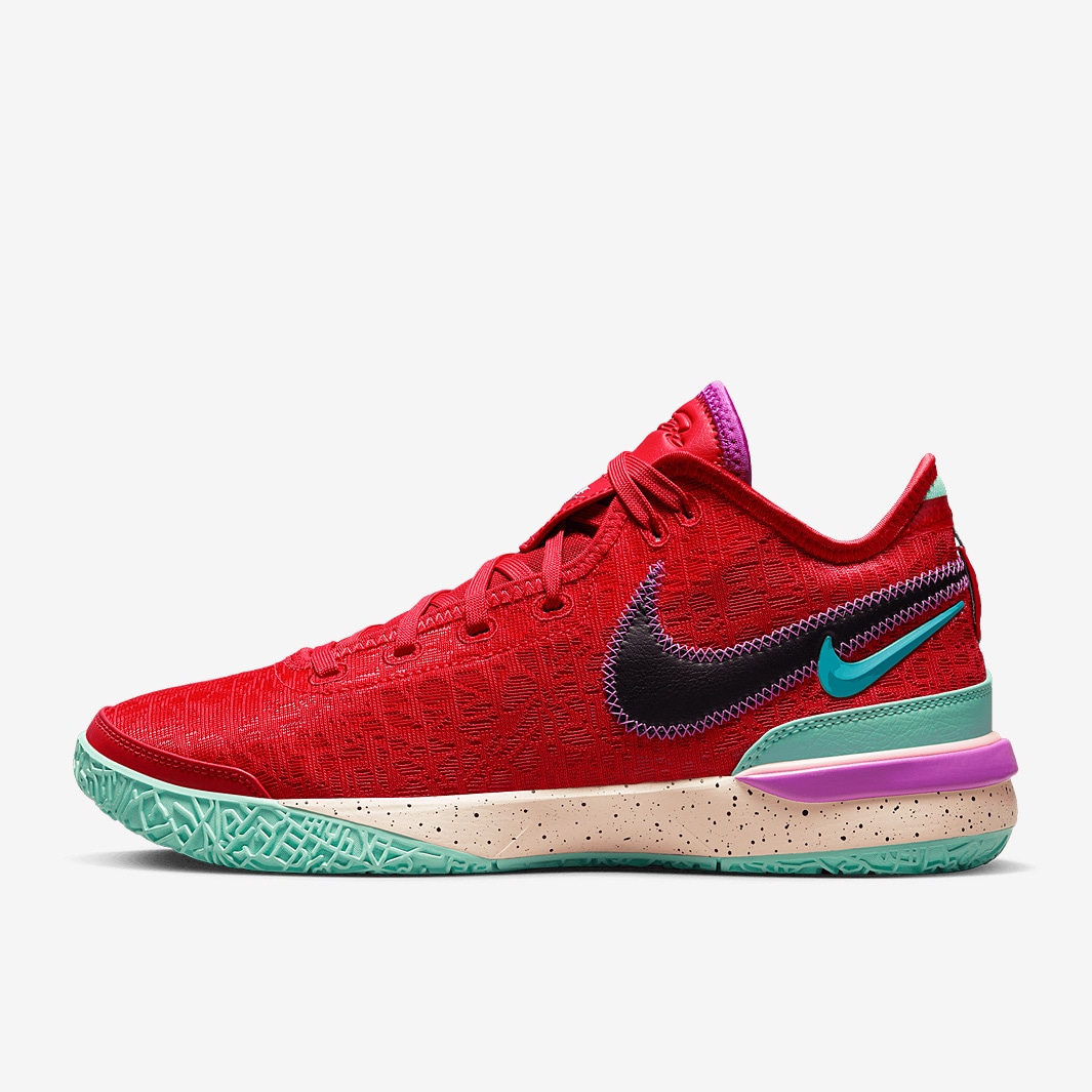 Nike Zoom LeBron NXXT Gen Track Red/Black/Teal Nebula/Emerald Rise