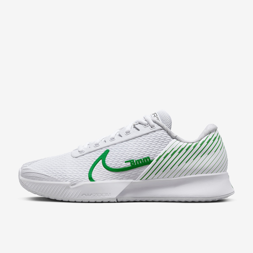 Nike Court Air Zoom Vapor Pro 2 - White/Green - Mens Shoes | Pro:Direct ...