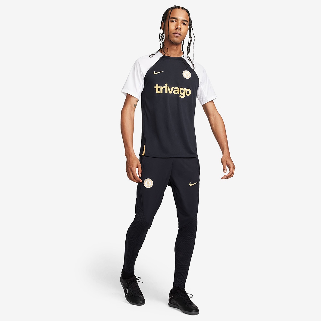 Nike Chelsea FC 23/24 Dri-Fit Strike SS Top - Pitch Blue