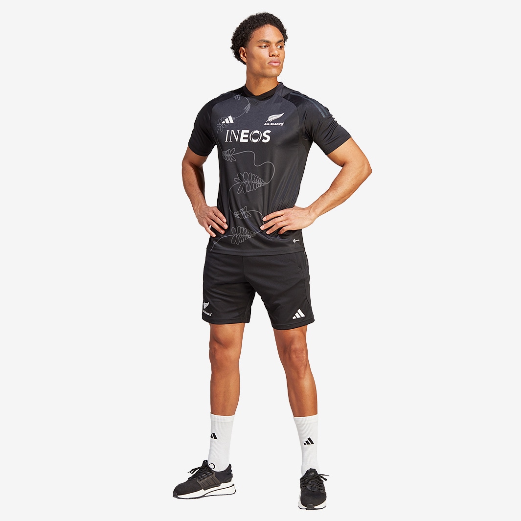 d3ck/ニュージーランド1/150 ALL BLACKS adidas New Zealand RWC23 Gym Short - Black - Mens Replica | Pro