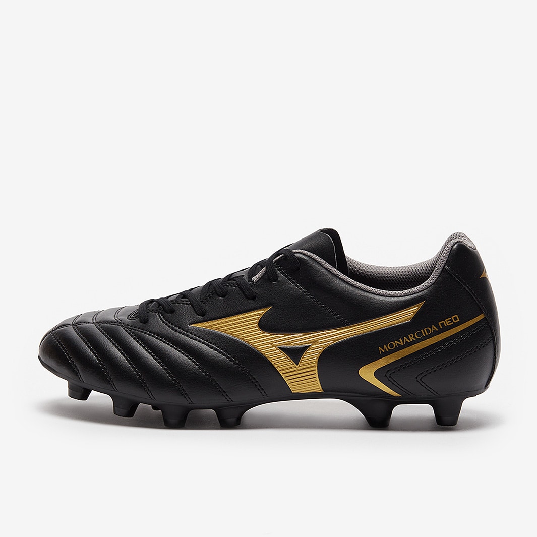 Mizuno Monarcida Neo II Select FG - Black/Gold - Mens Boots