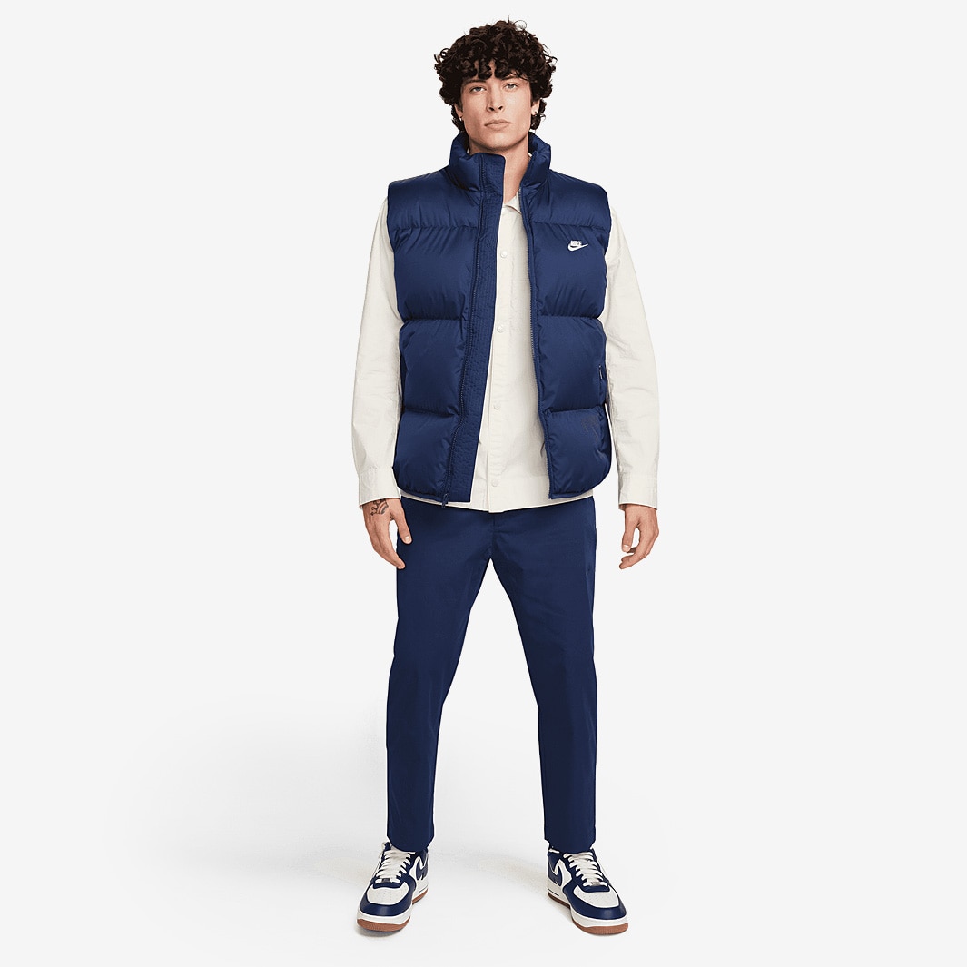 Gilet Doudoune Nike Sportswear Club - Bleu Marine/Blanc