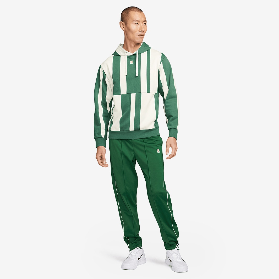 Nike Court Dri-FIT Heritage Fleece Hoodie - Gorge Green