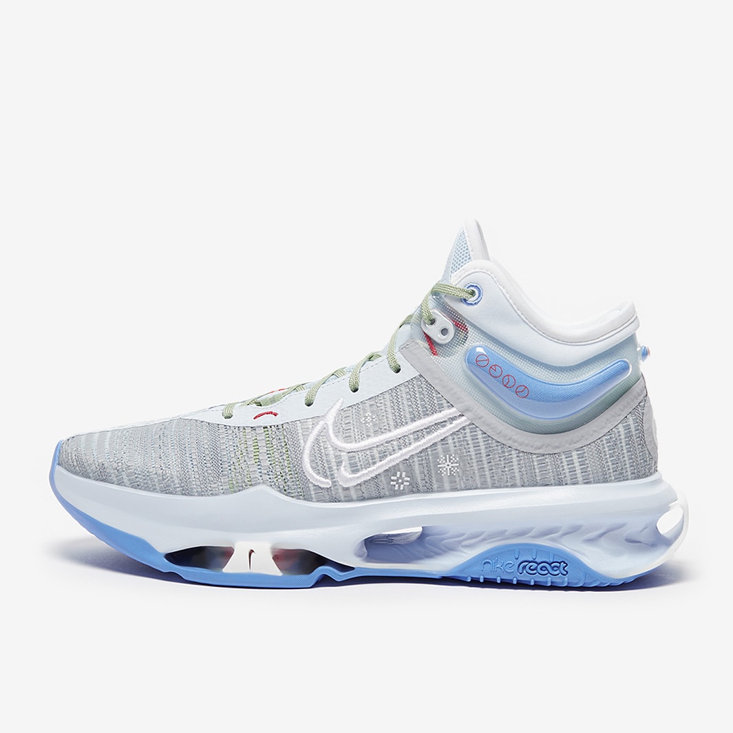 Nike Air Zoom Jump Wolf Grey/White/Blue Tint Mens Shoes
