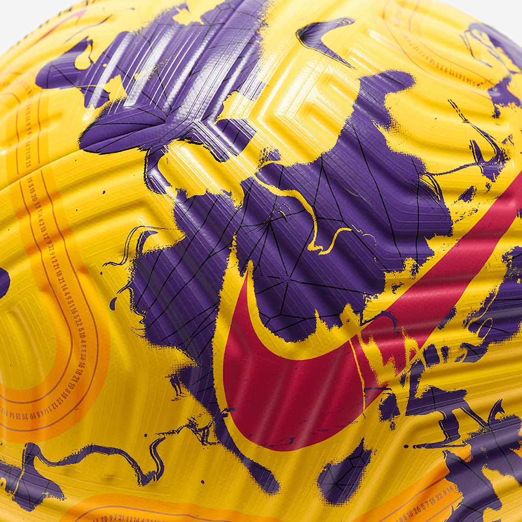 Nike Ballon Flight Premier League Hi-Vis - Jaune/Violet/Rose