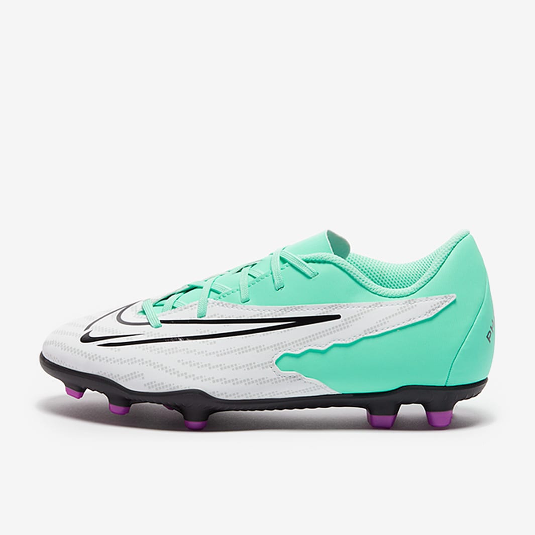 Nike Kids Phantom GX Club Firm Ground Mixed Ground Hyper Turq Black Fuchsia Dream White Junior Boots