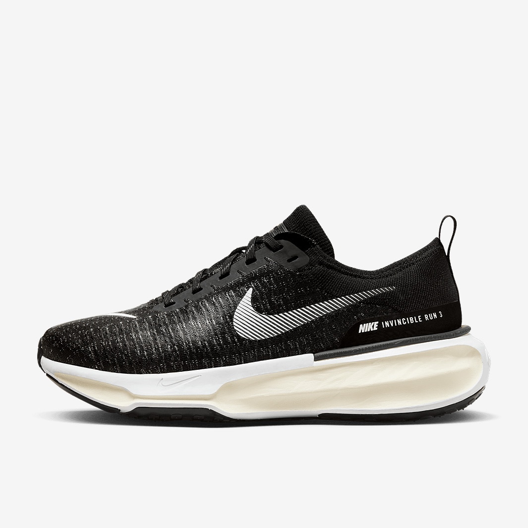 Nike Invincible Run FlyKnit 3 Wide Black White Coconut Milk Bright Crimson Mens Shoes Pro Direct Running