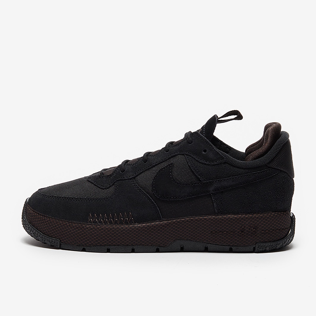 Nike air force ones black womens on sale