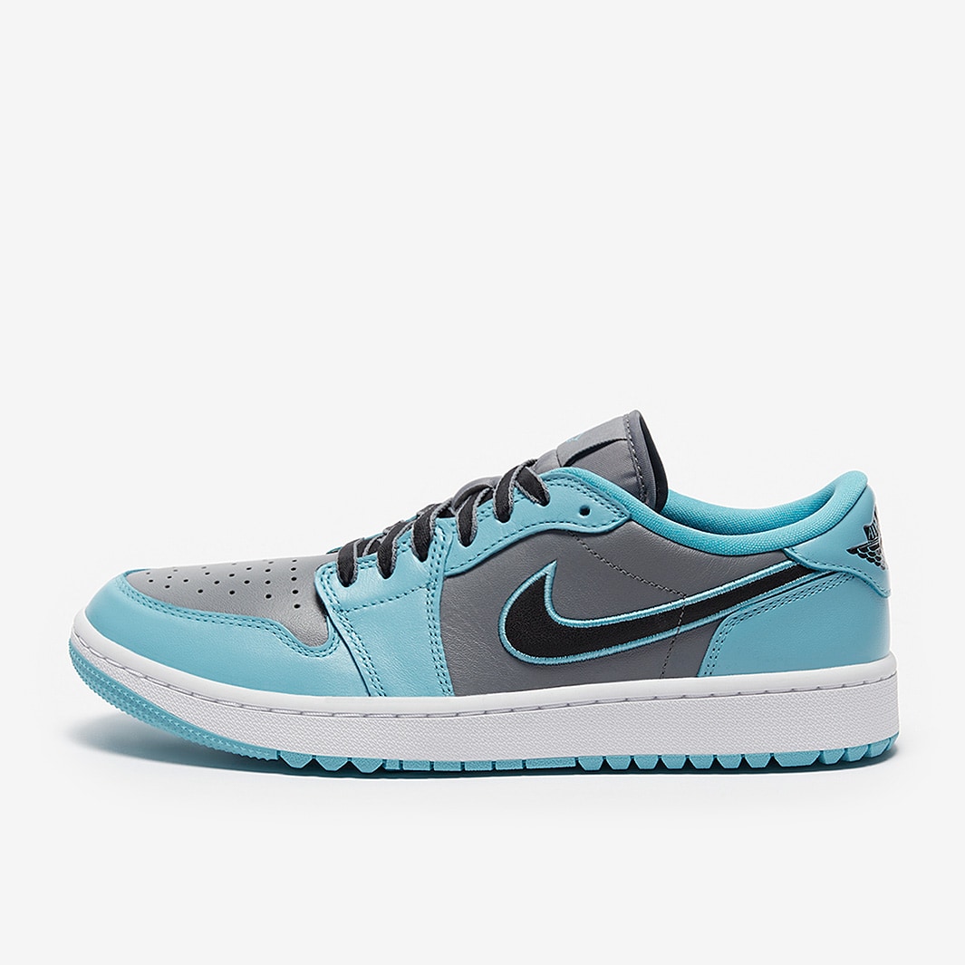 Nike Air Jordan 1 Low G - Cool Grey/Black/Gamma Blue - Mens