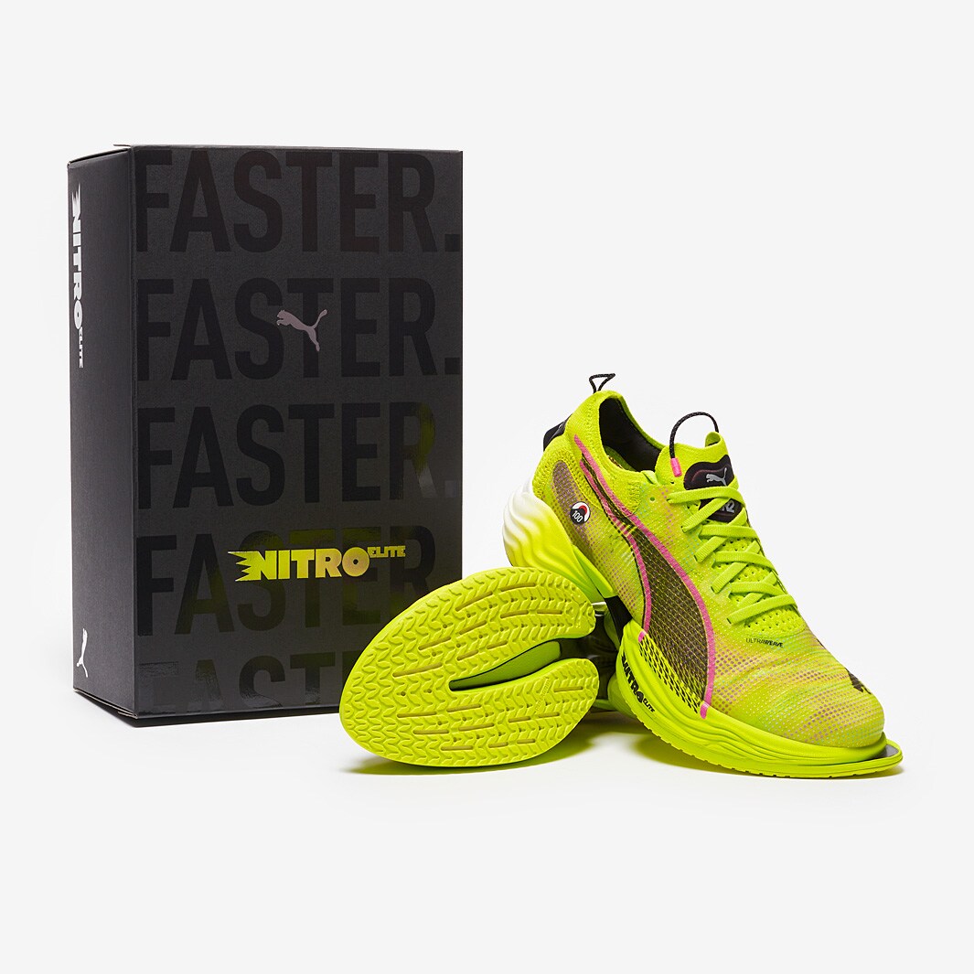 Puma Fast-R 2 Nitro Elite Ekiden - Lime/Black - Mens Shoes Puma Fast-R 2 Nitro Elite Ekiden - Lime/Black - Mens Shoes