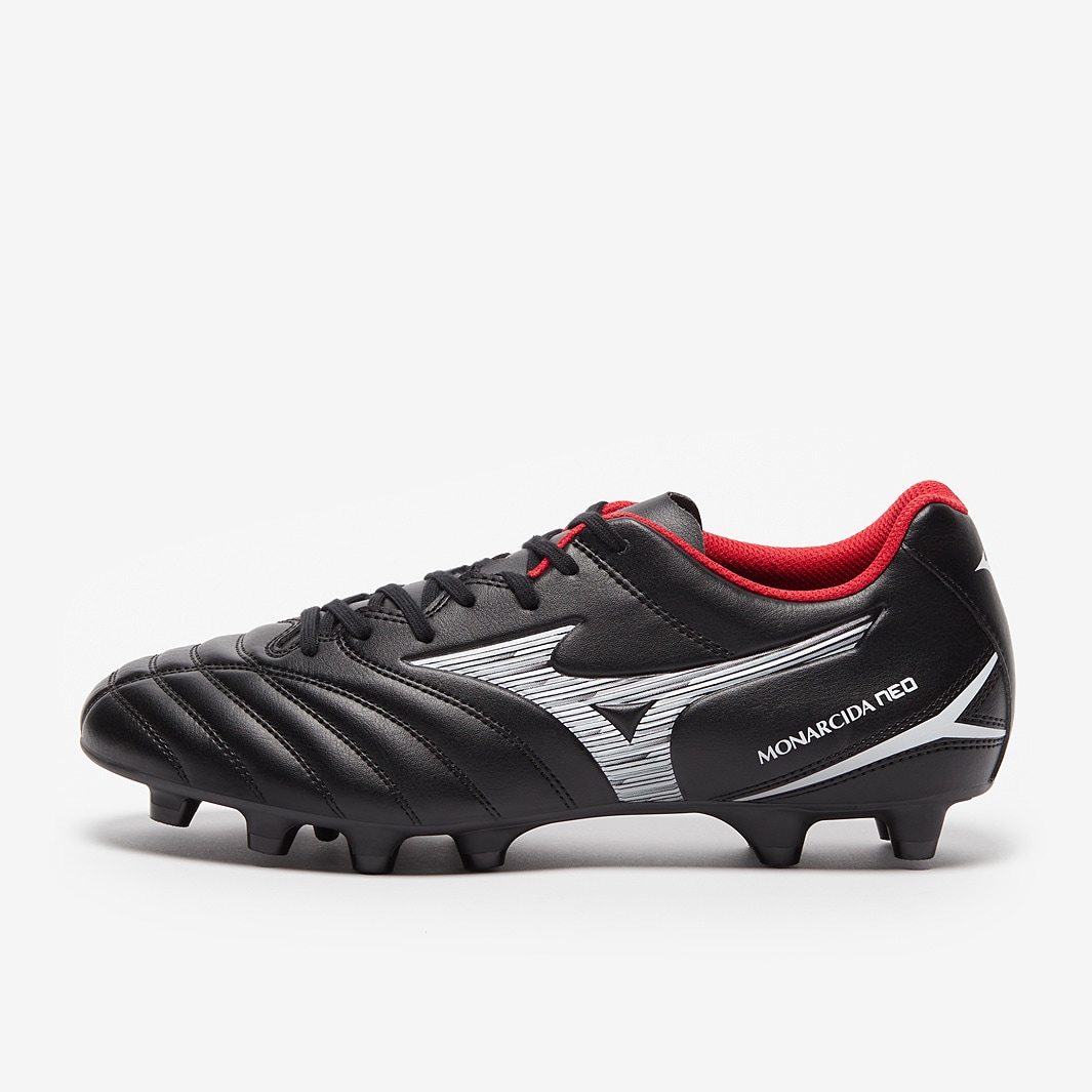 Mizunio Monarcida Neo III Select Firm Ground - Black/White - Adult
