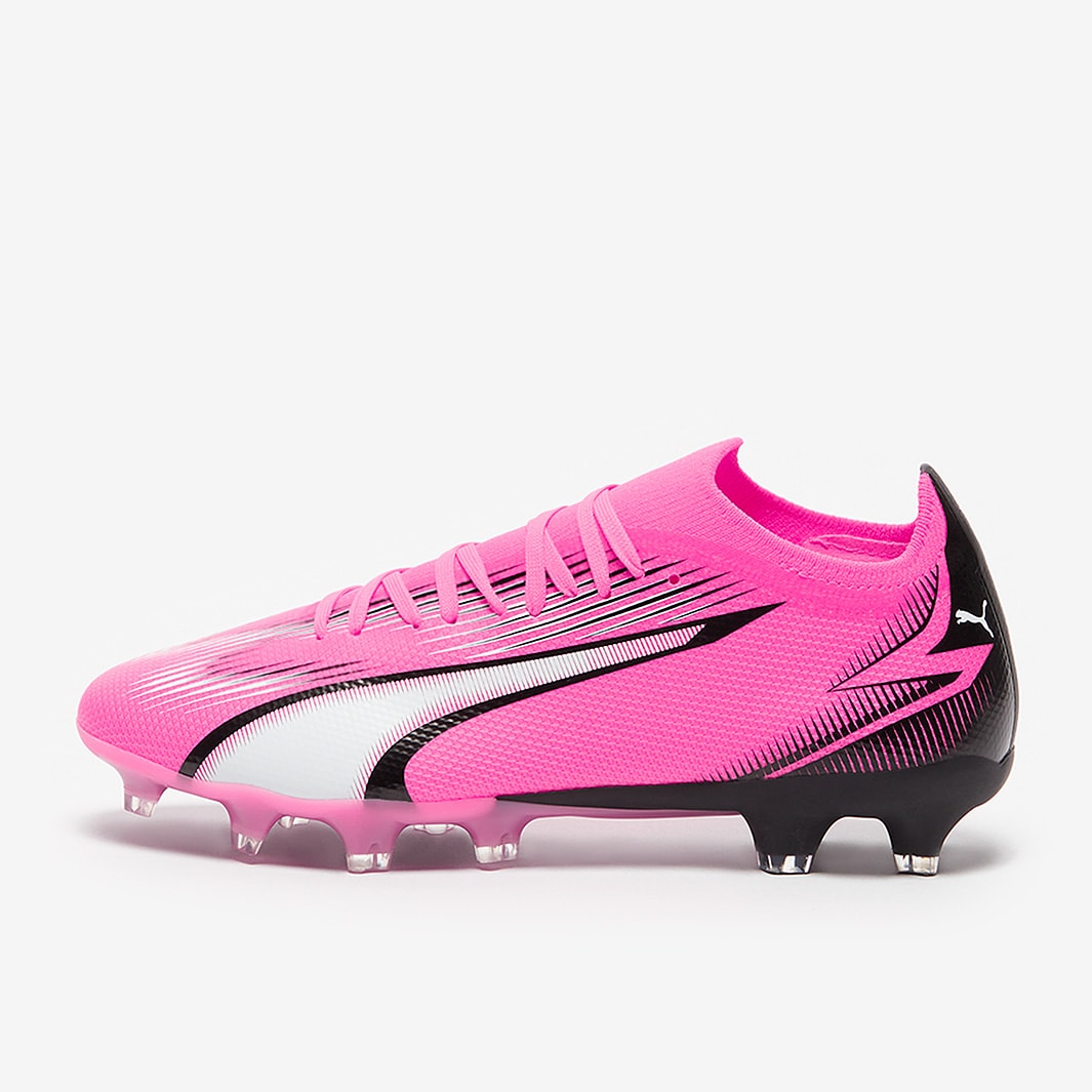 Puma Womens Ultra Match Firm Ground Artificial Grass Poison Pink Puma White Puma Black Adult Boots Pro Direct Soccer