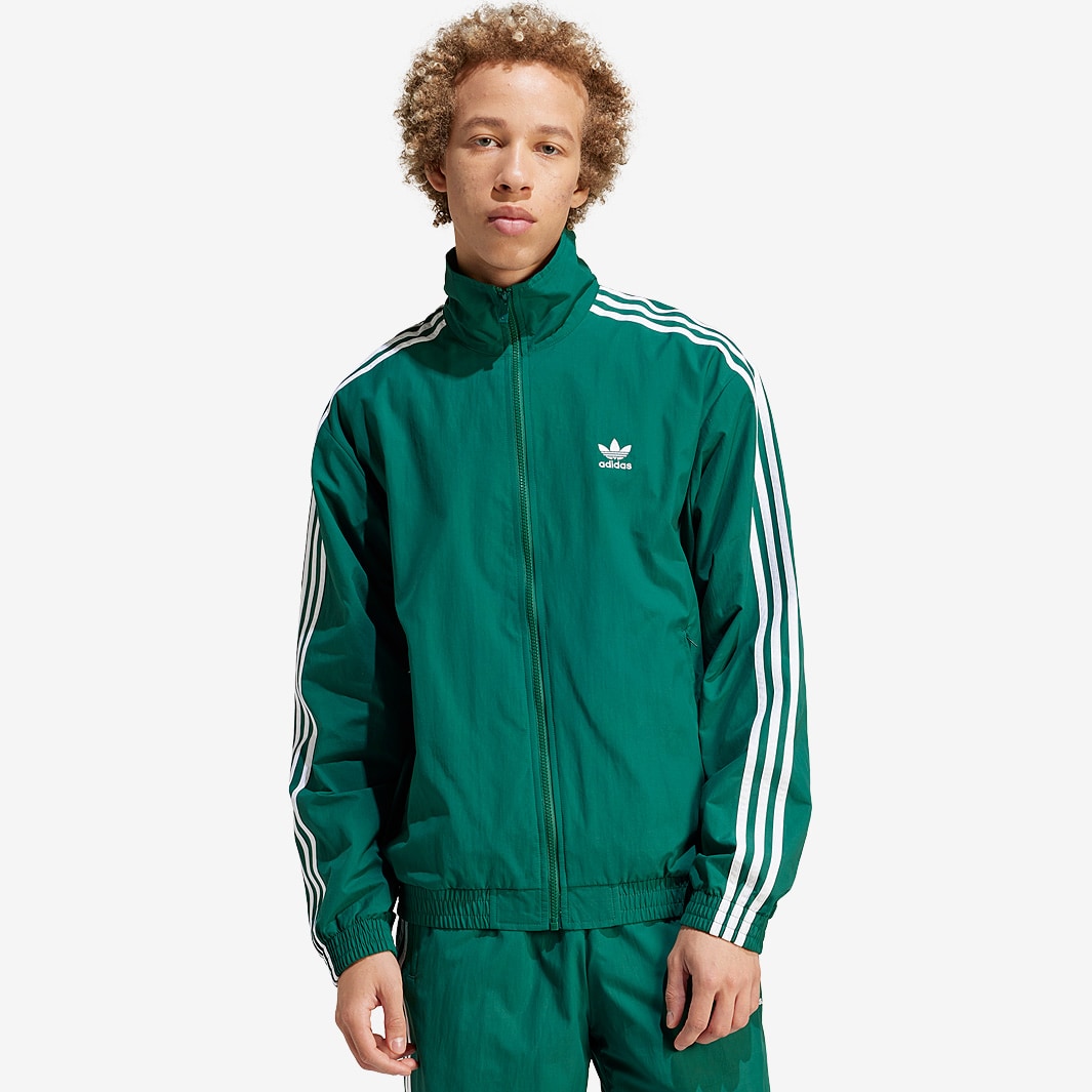 adidas Originals Woven Firebird Track Top - Core Green