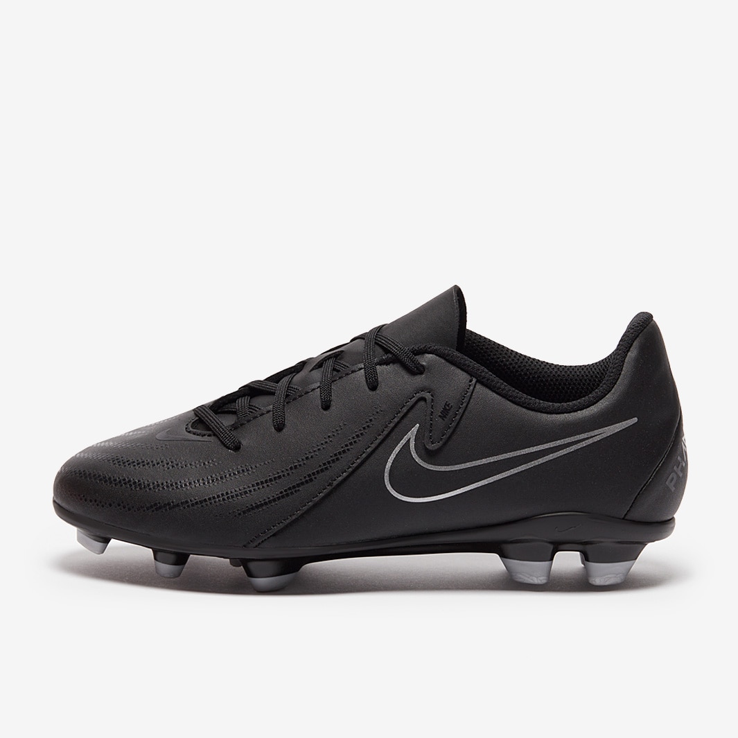 Nike Kids Phantom GX II Club Firm Ground Mixed Ground Black Black Junior Boots