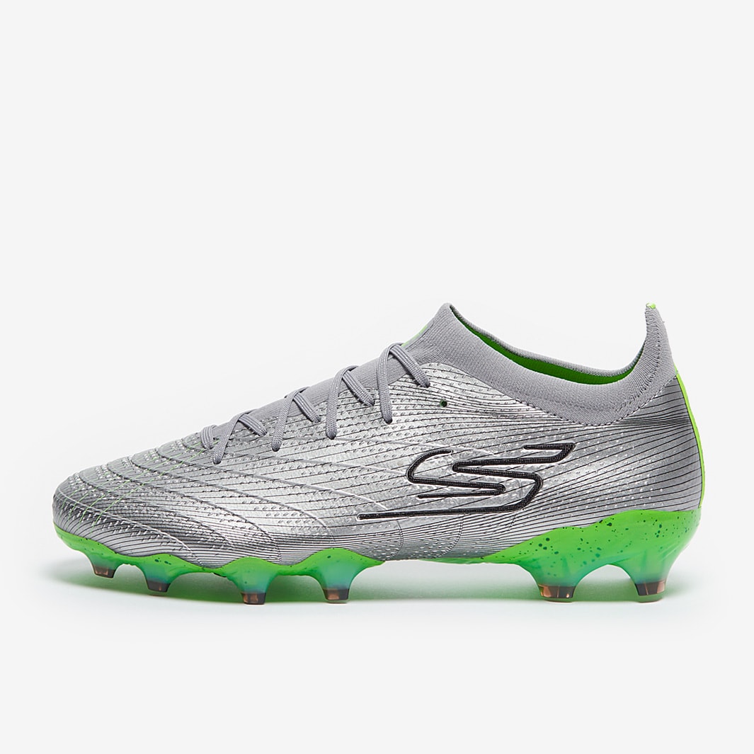 Skechers SKX 01 Low Firm Ground - Silver/Green - Adult Boots |